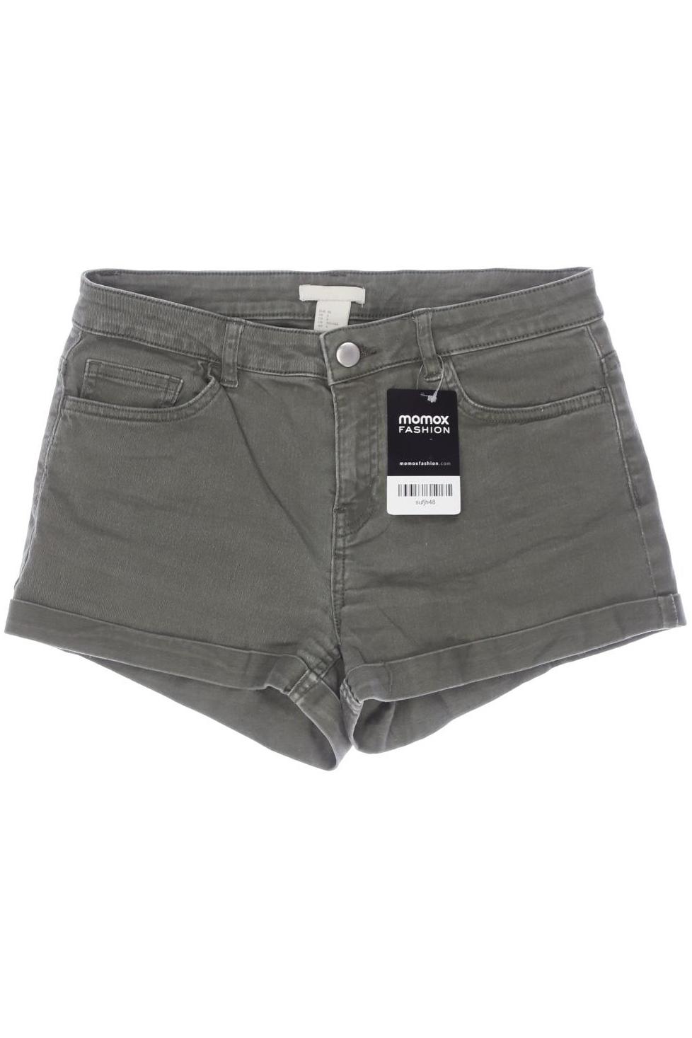 

H&M Damen Shorts, grün, Gr. 36