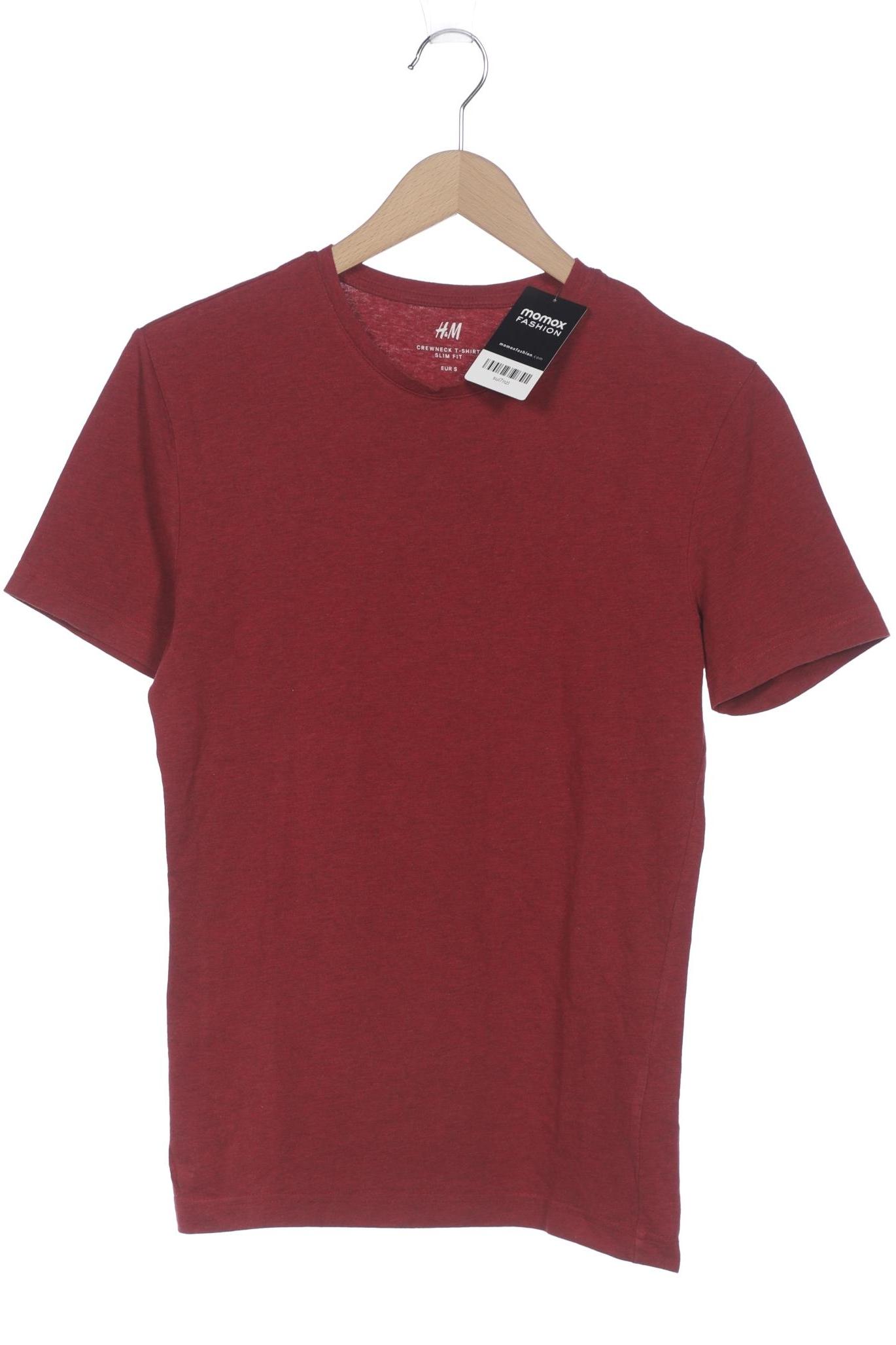 

H&M Damen T-Shirt, bordeaux, Gr. 36
