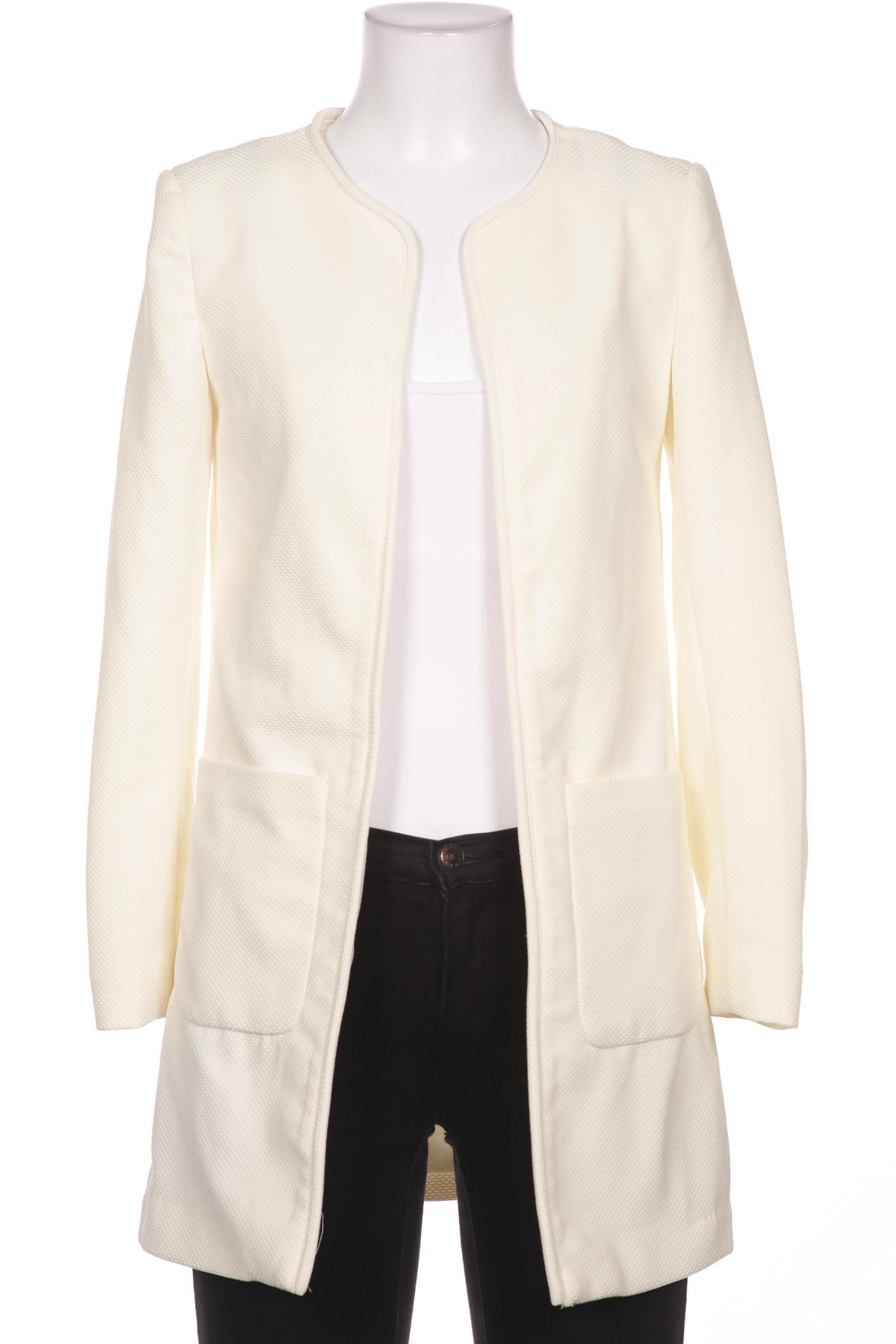 

H&M Damen Mantel, cremeweiß, Gr. 34