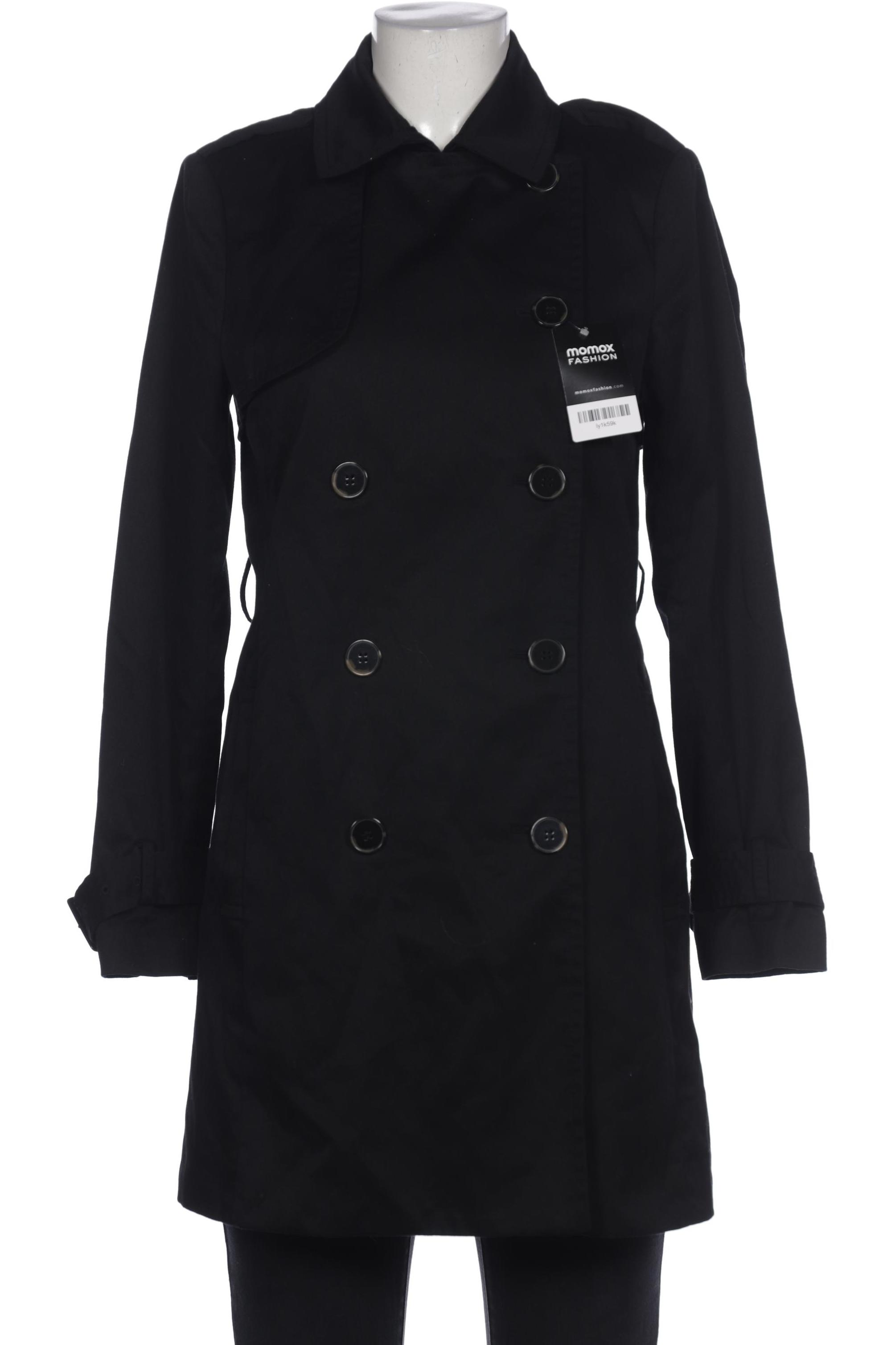 

H&M Damen Mantel, schwarz, Gr. 38