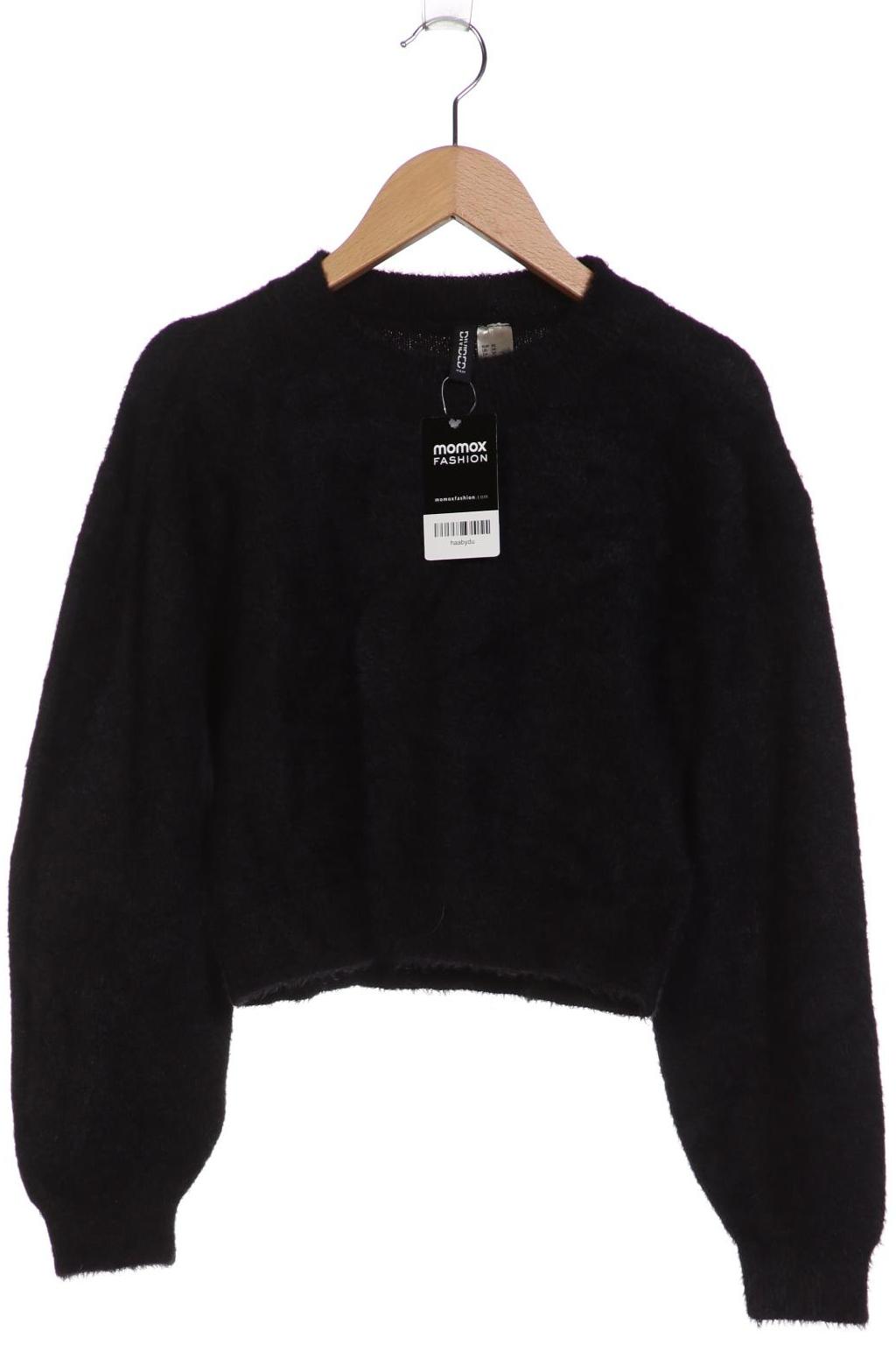 

H&M Damen Pullover, schwarz, Gr. 34