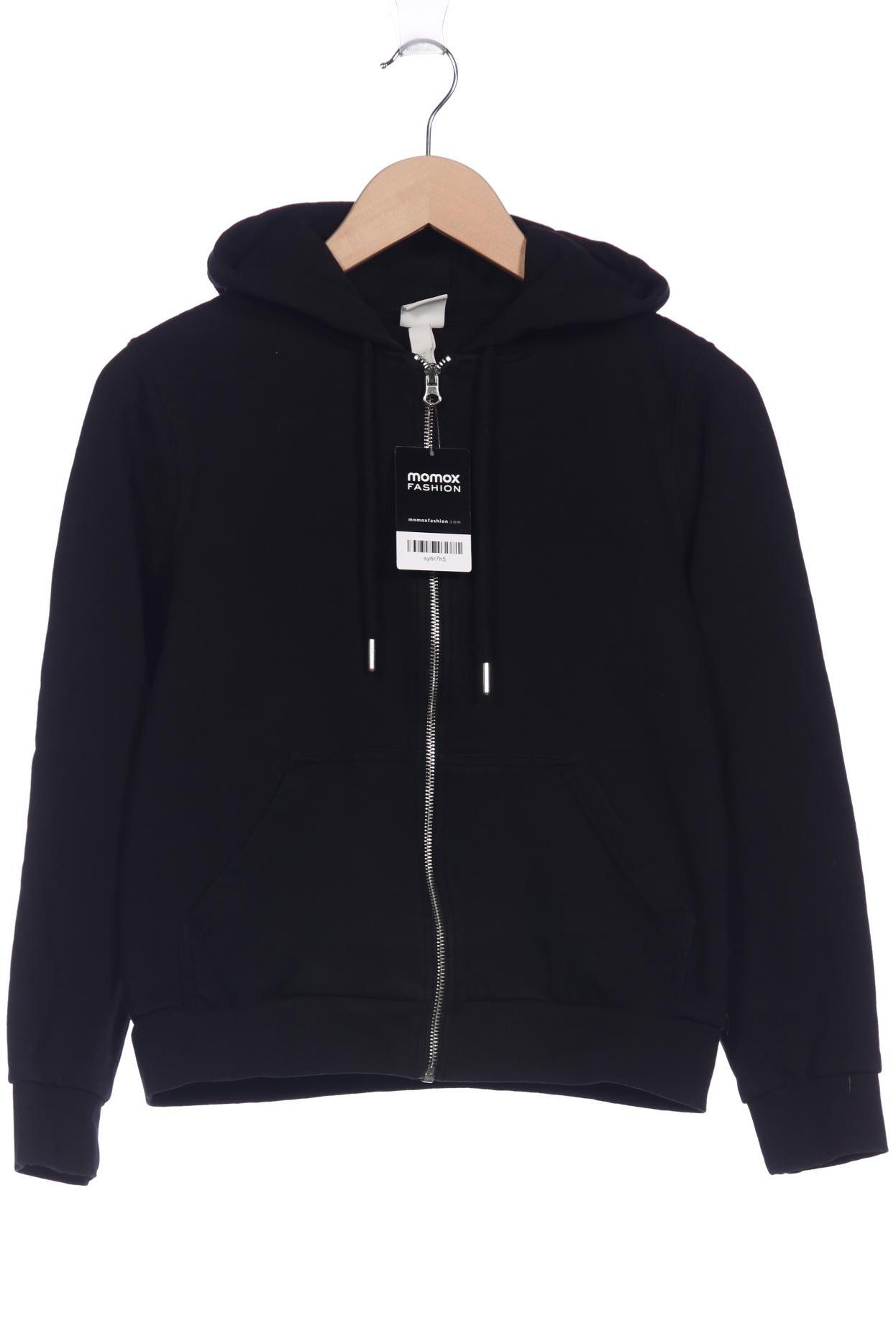 

H&M Damen Kapuzenpullover, schwarz, Gr. 34