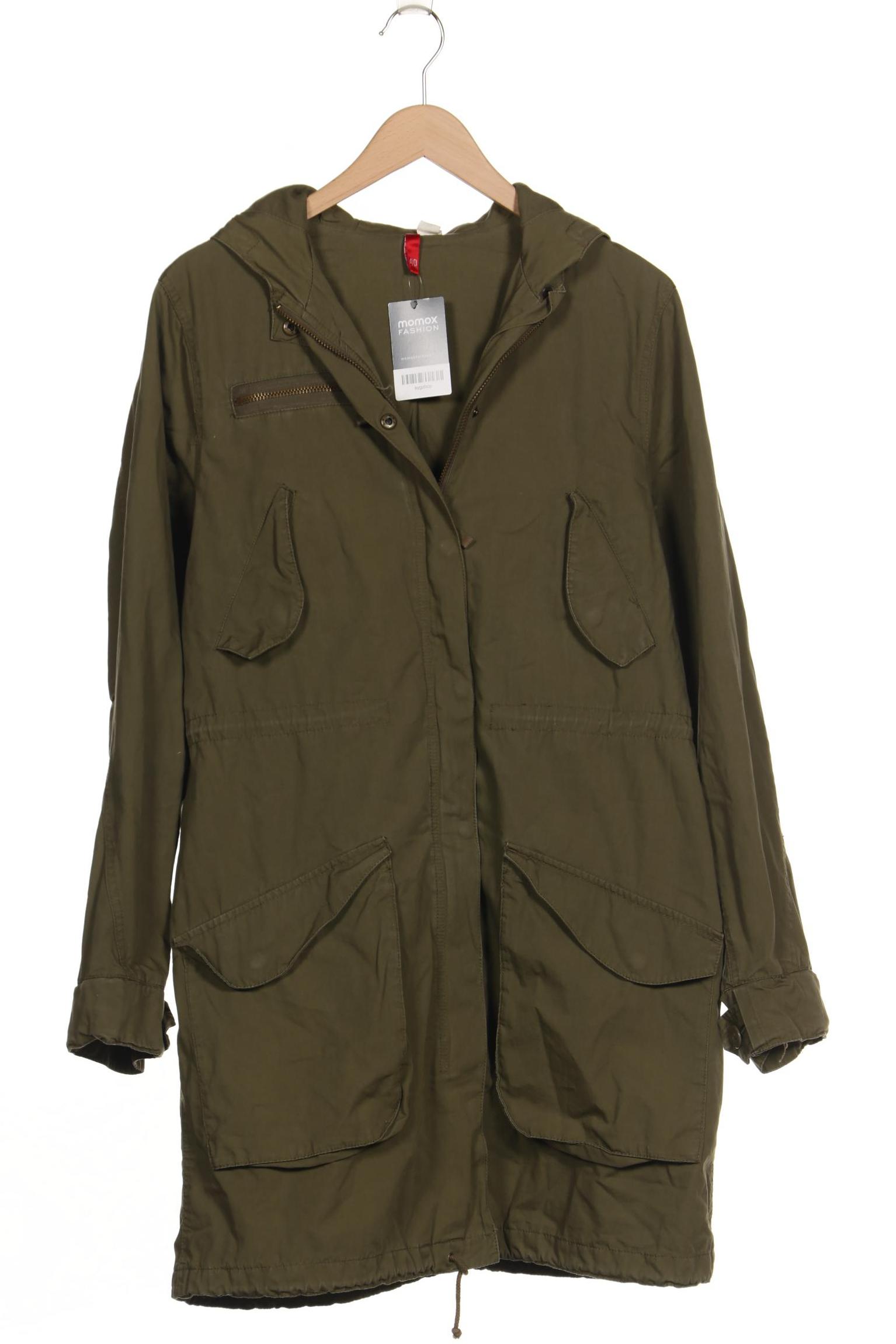 

H&M Damen Mantel, grün, Gr. 40