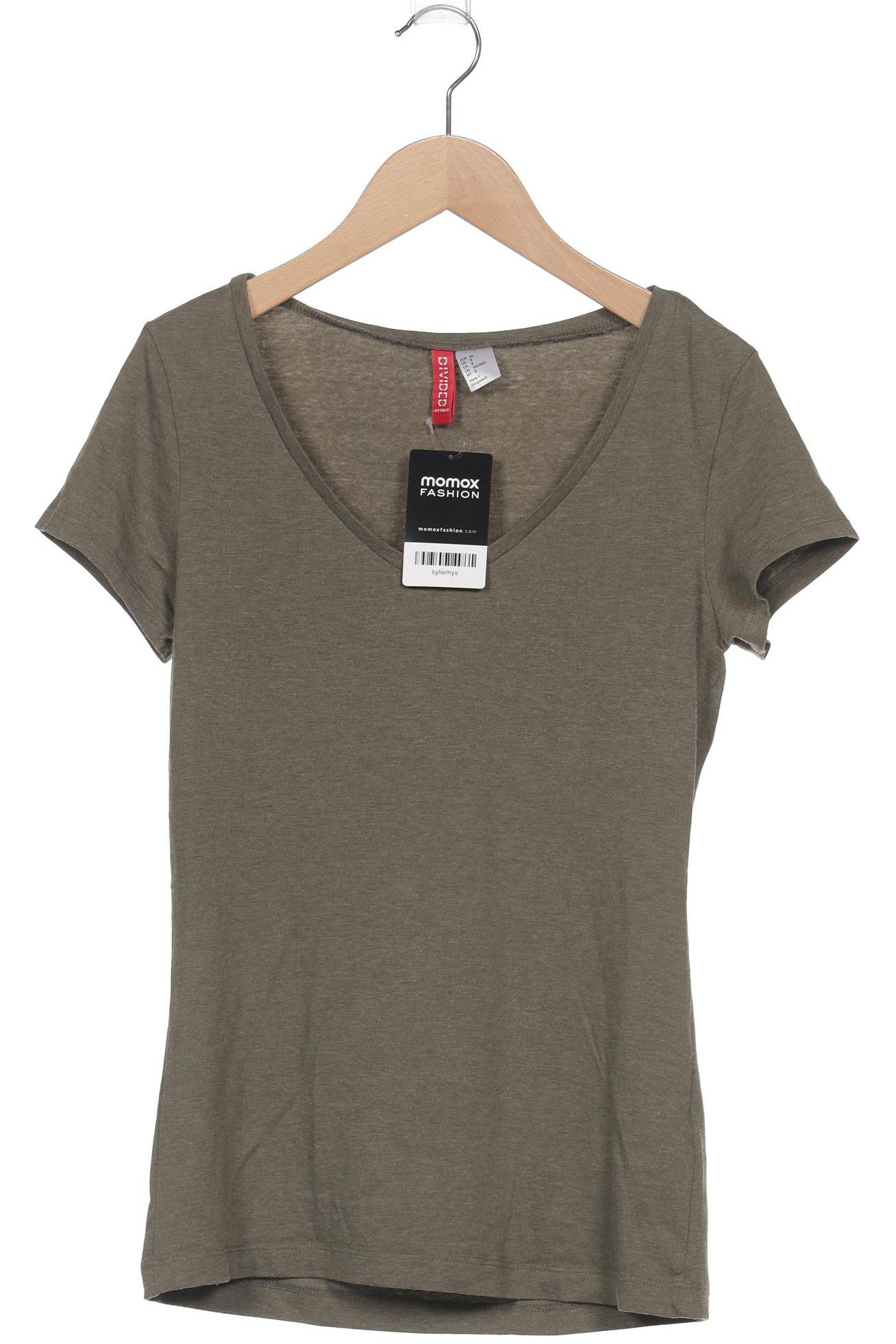 

H&M Damen T-Shirt, grün, Gr. 38