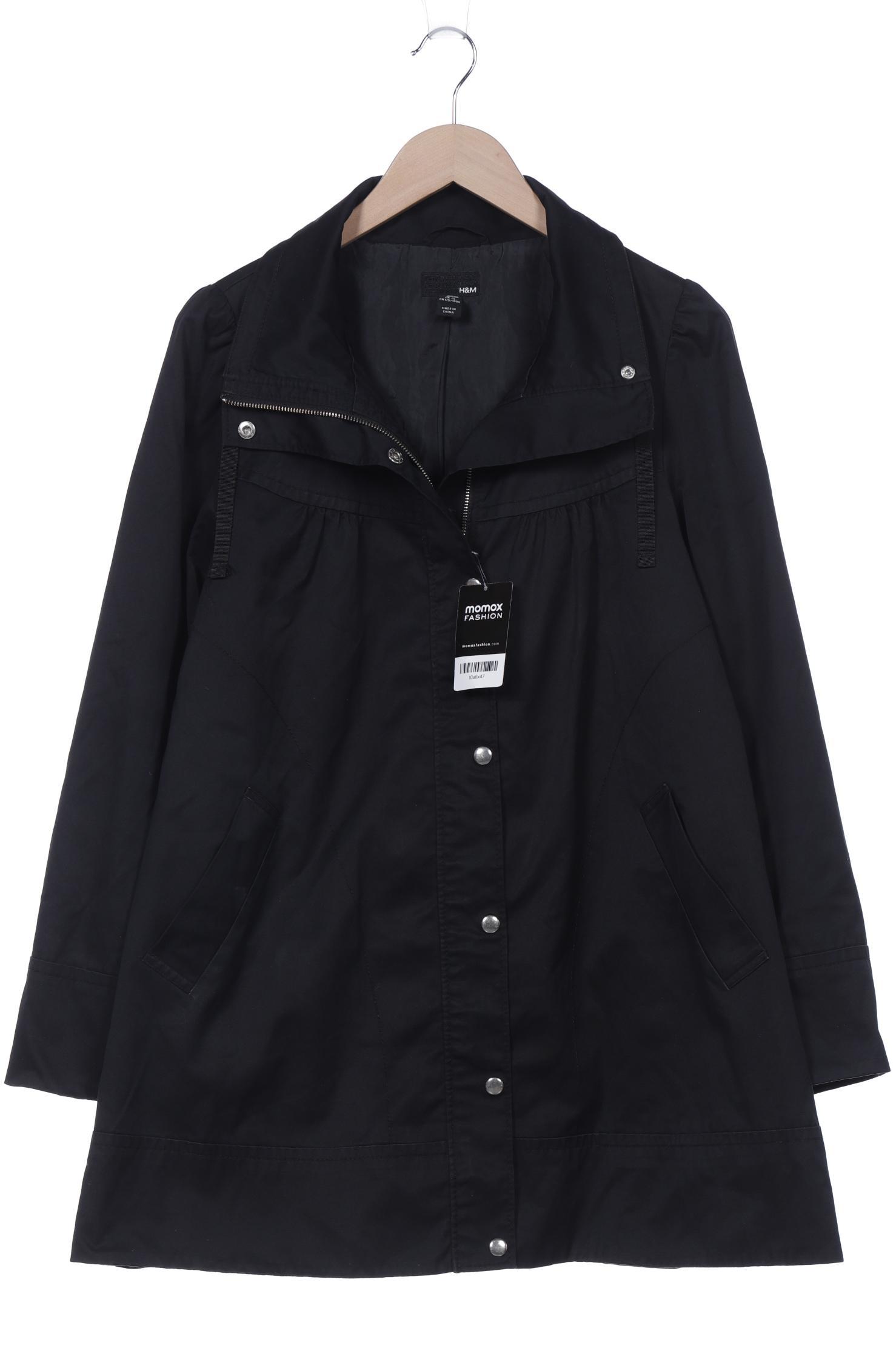

H&M Damen Mantel, schwarz, Gr. 44