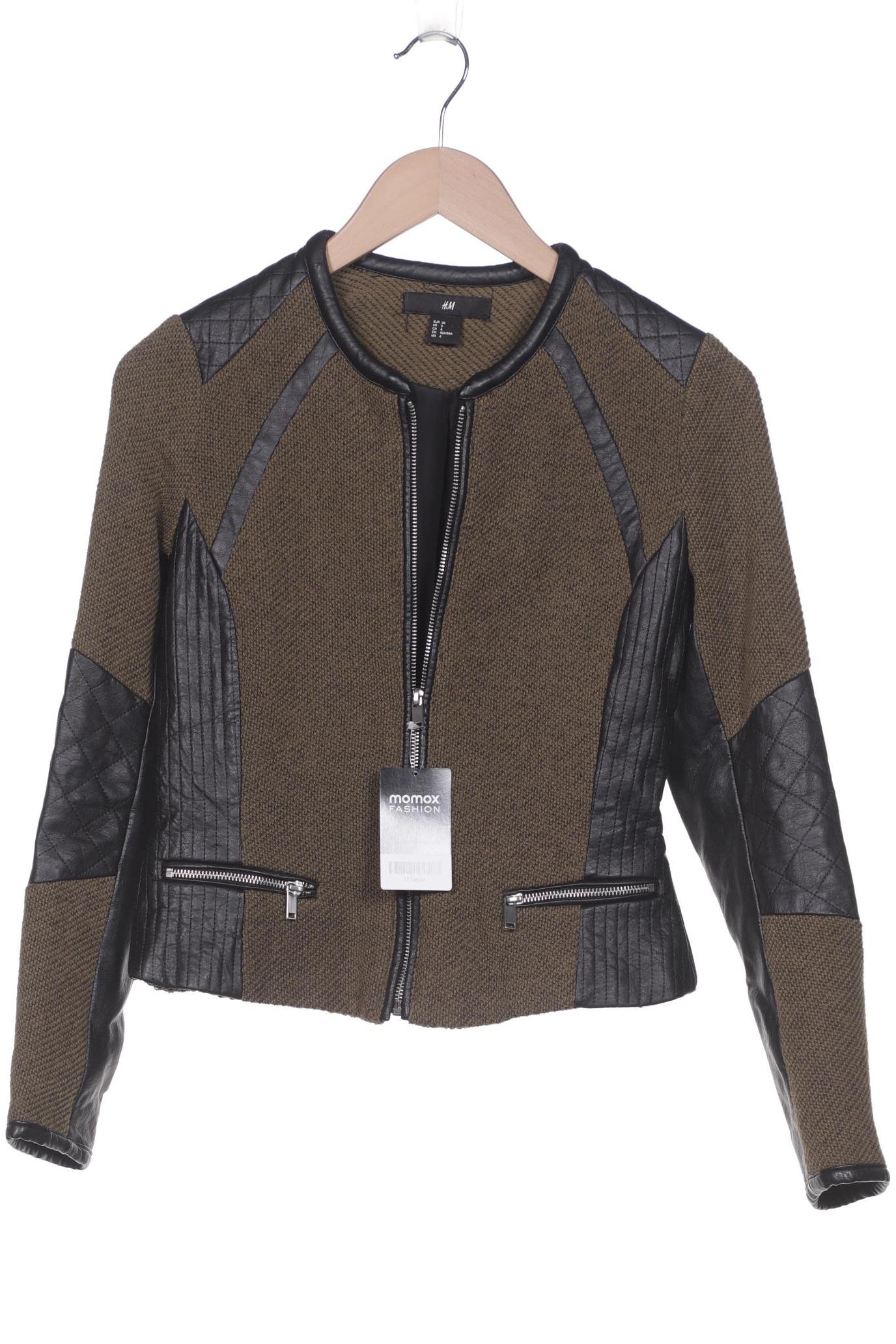 

H&M Damen Jacke, grün, Gr. 36