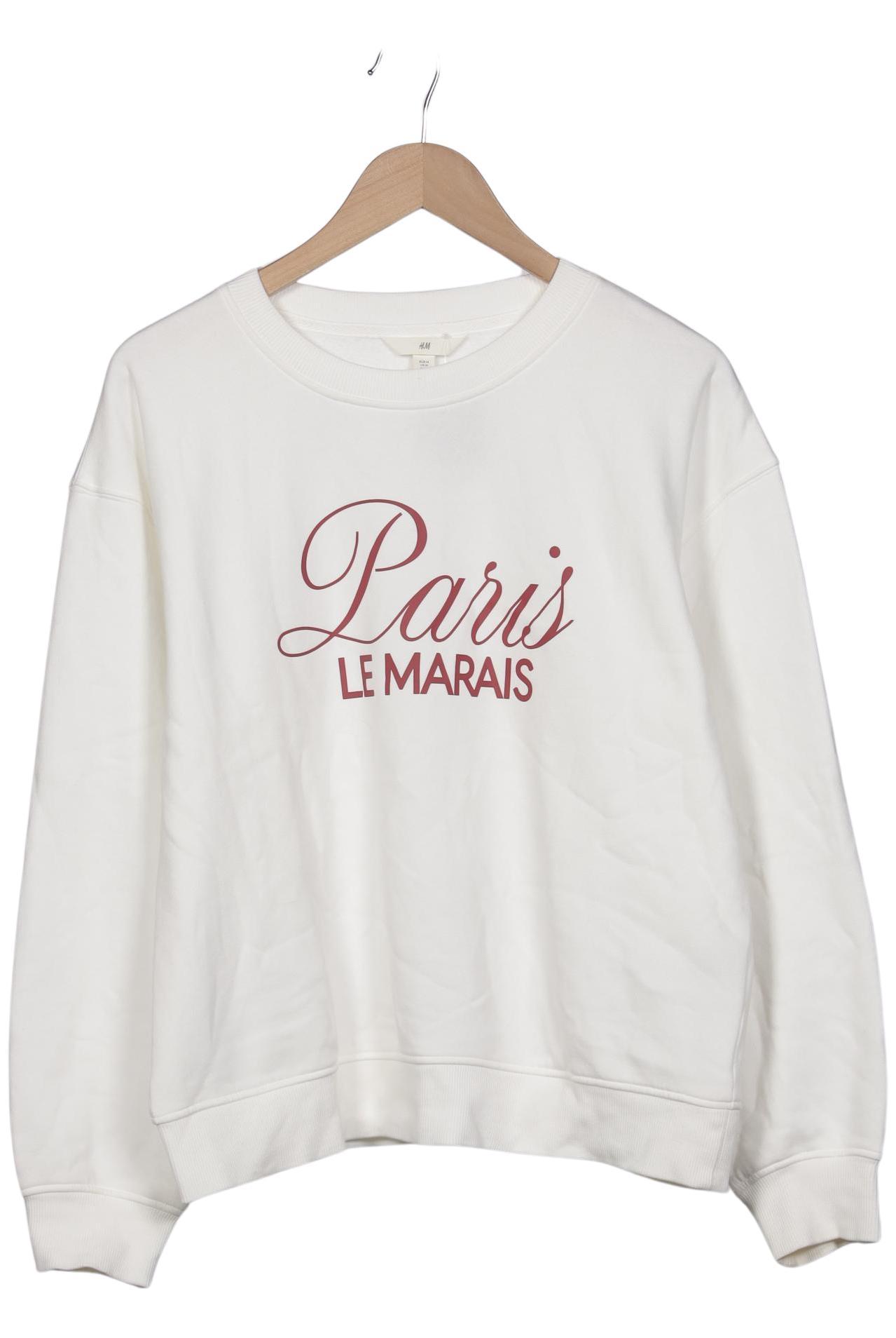 

H&M Damen Sweatshirt, weiß, Gr. 38