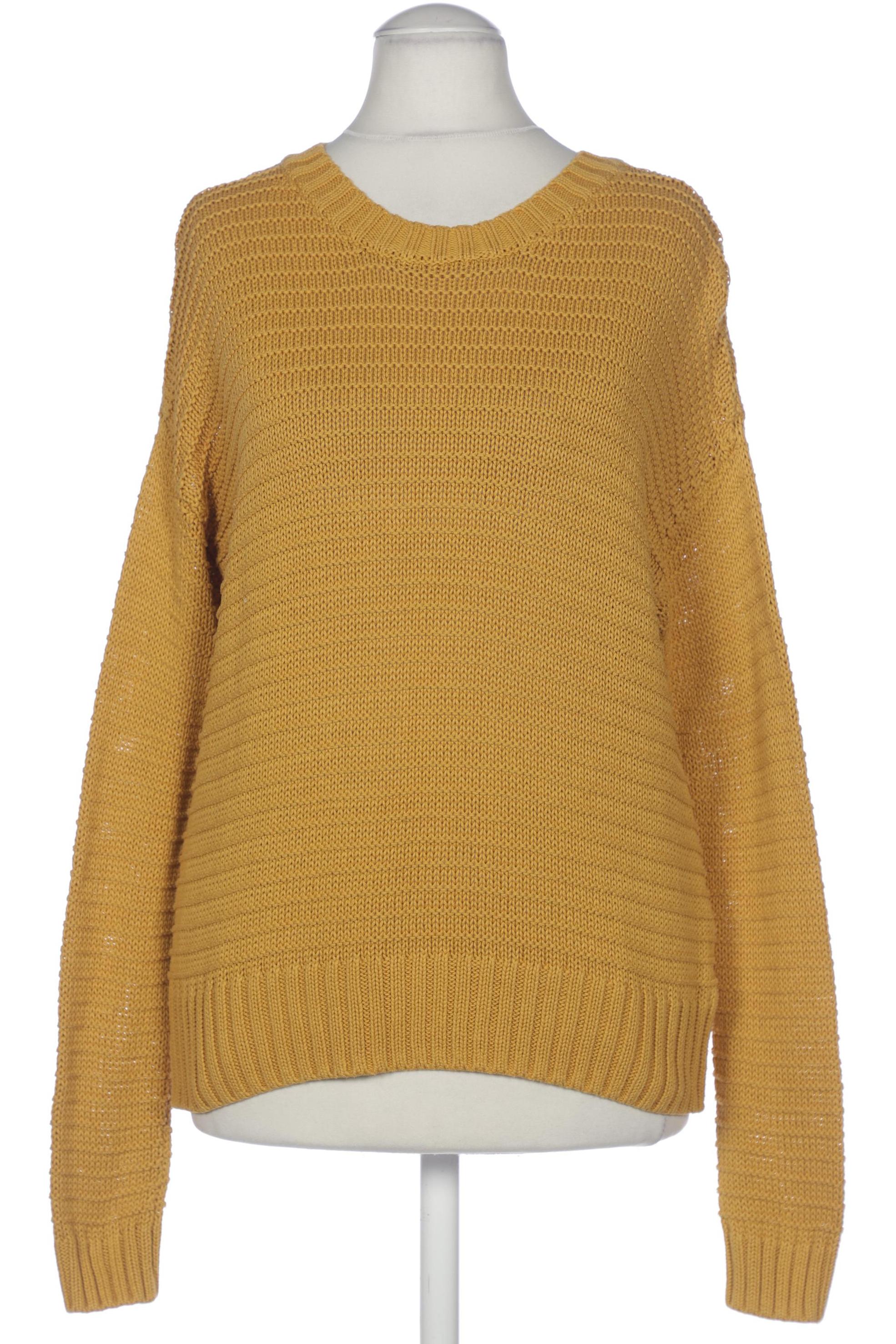 

H&M Damen Pullover, gelb, Gr. 34