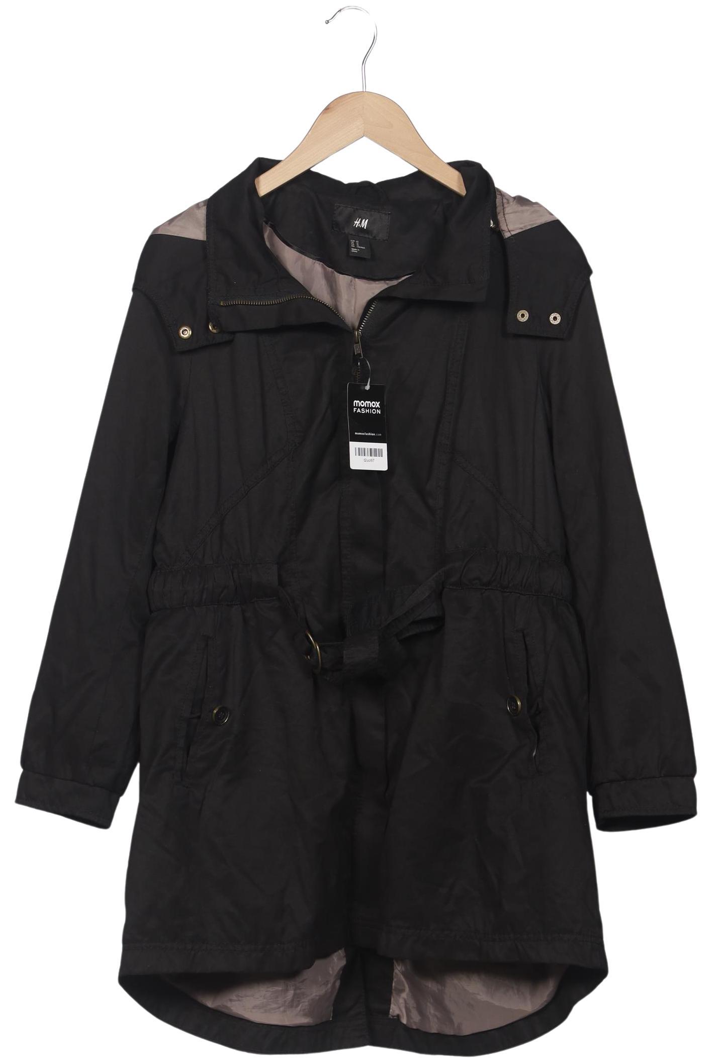 

H&M Damen Mantel, schwarz, Gr. 42