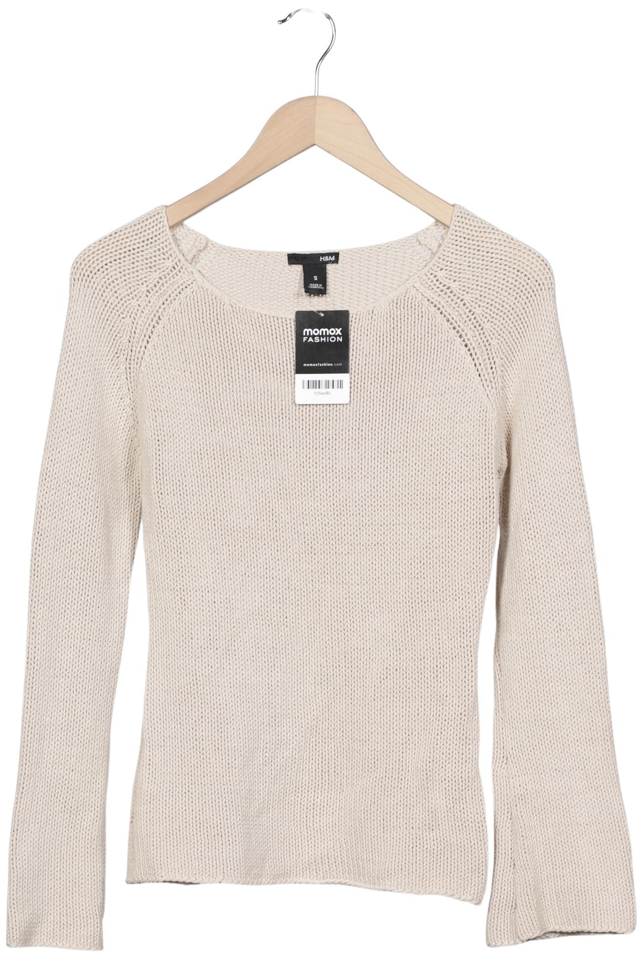 

H&M Damen Pullover, cremeweiß, Gr. 36