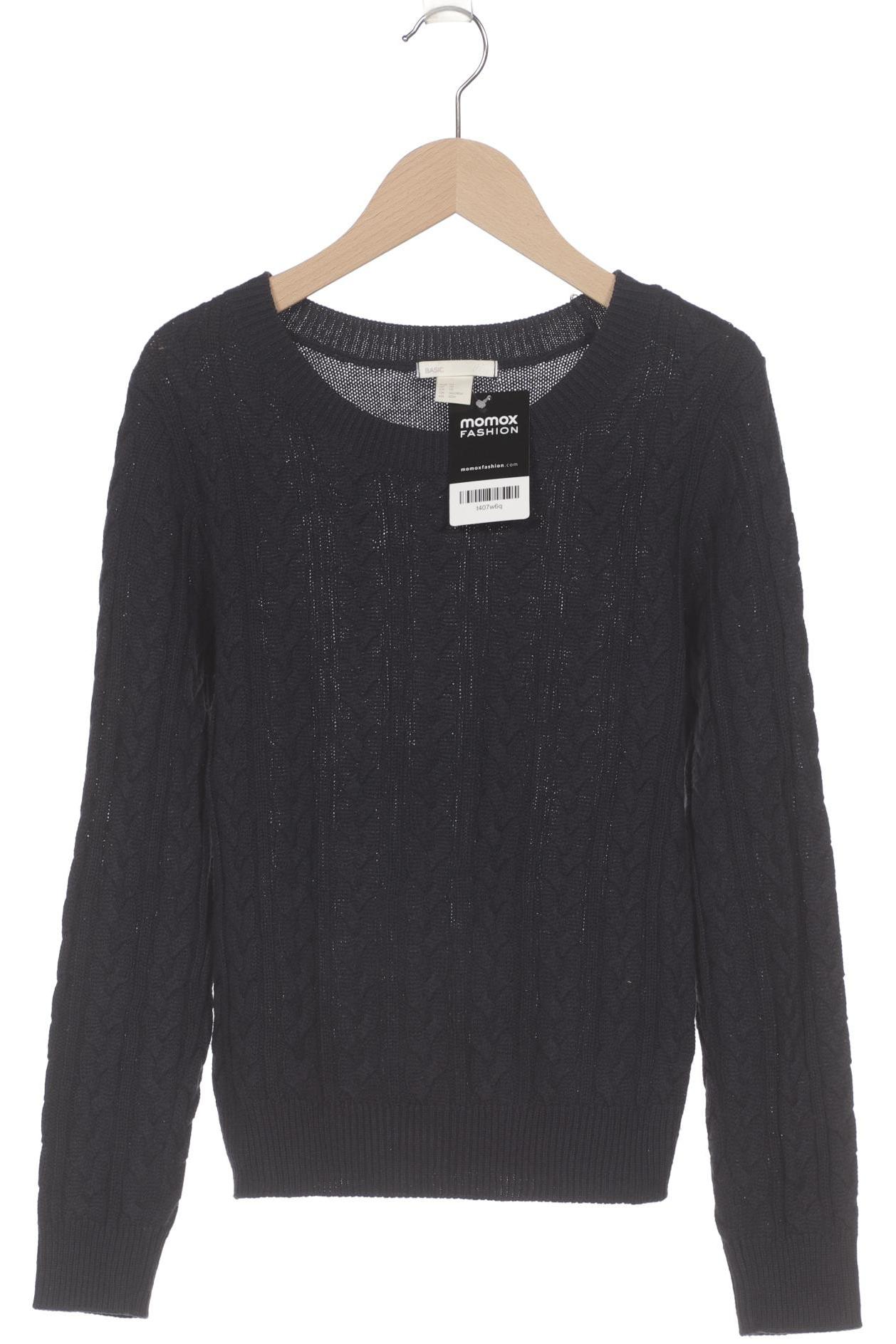 

H&M Damen Pullover, marineblau, Gr. 34