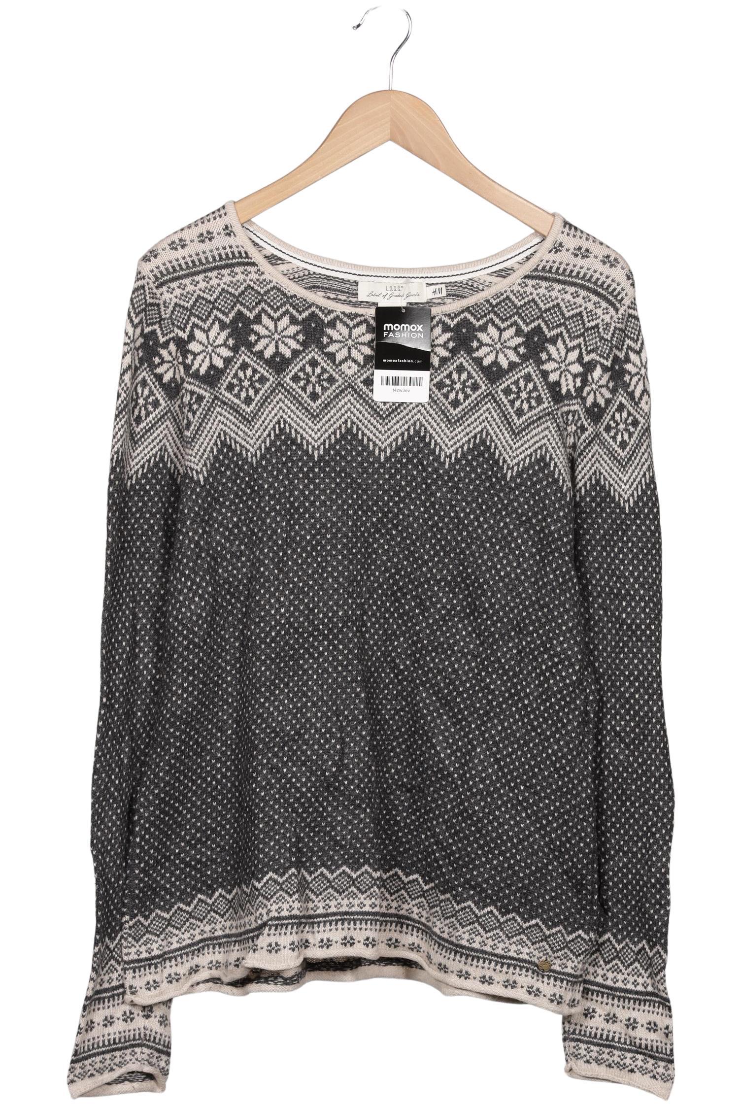 

H&M Damen Pullover, grau, Gr. 42