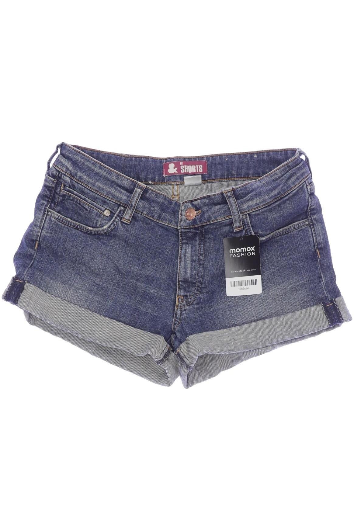 Thumbnail - H&amp;M Damen Shorts, blau, Gr. 27