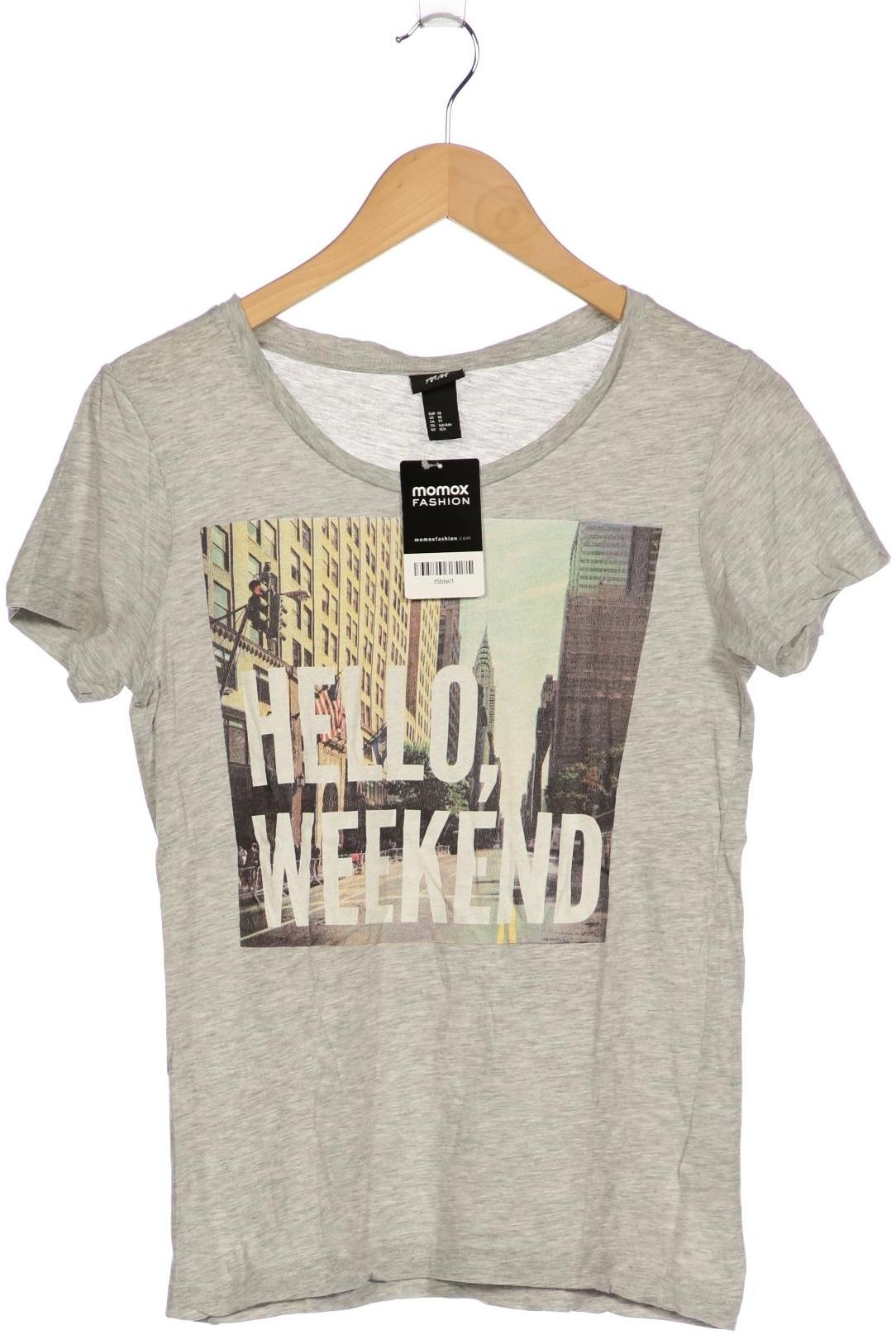 Thumbnail - H&amp;M Damen T-Shirt, grau, Gr. 34