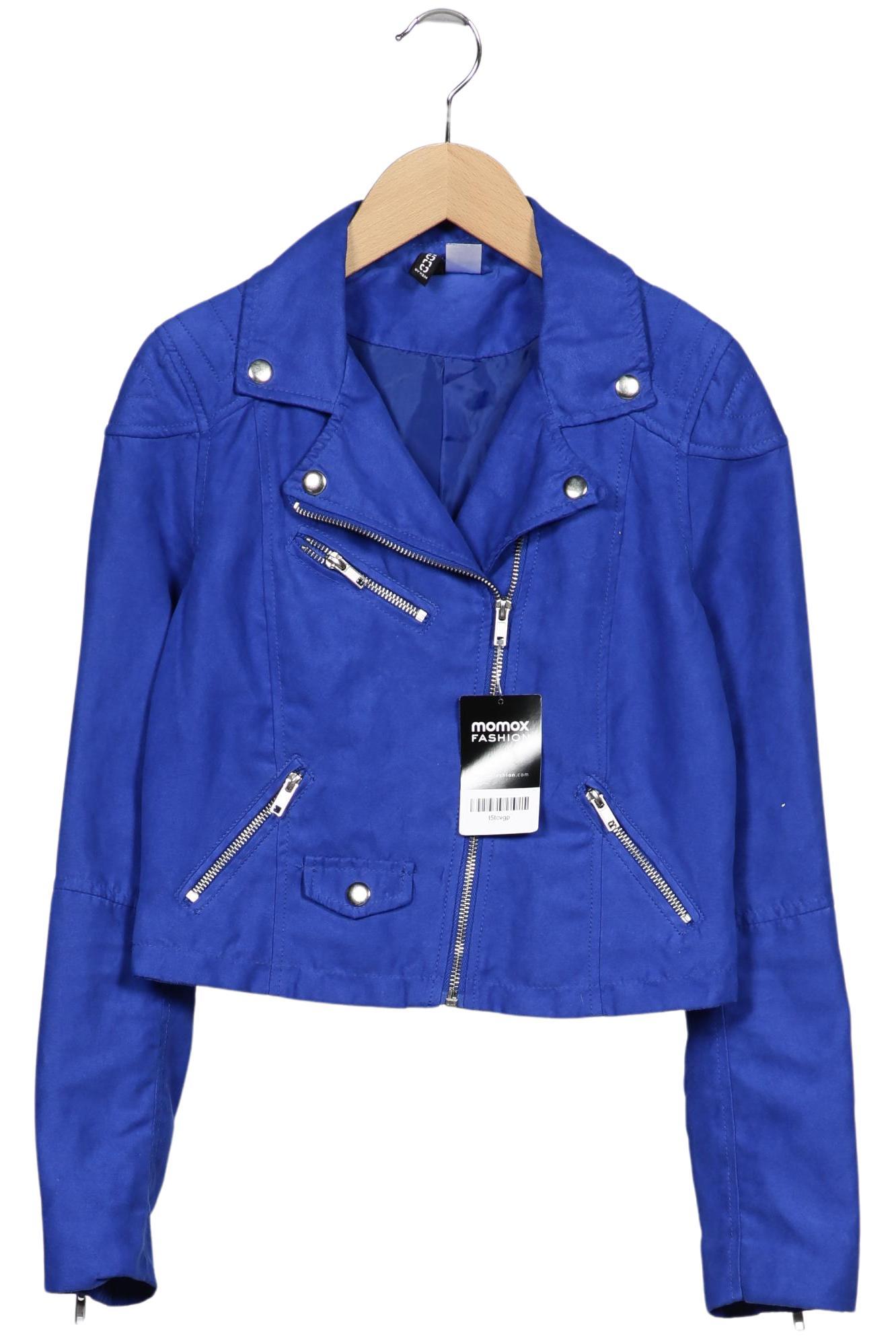 

H&M Damen Jacke, blau, Gr. 34