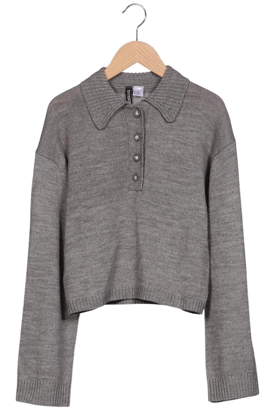 

H&M Damen Pullover, grau, Gr. 32