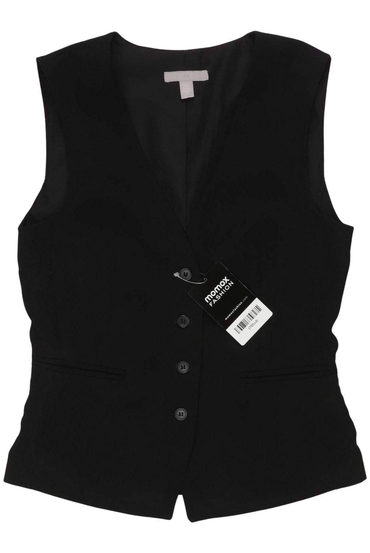 

H&M Damen Weste, schwarz, Gr. 32