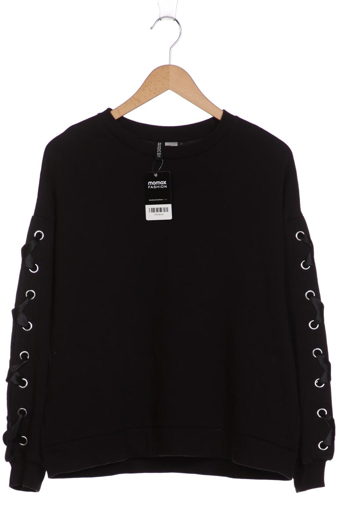 

H&M Damen Sweatshirt, schwarz, Gr. 38