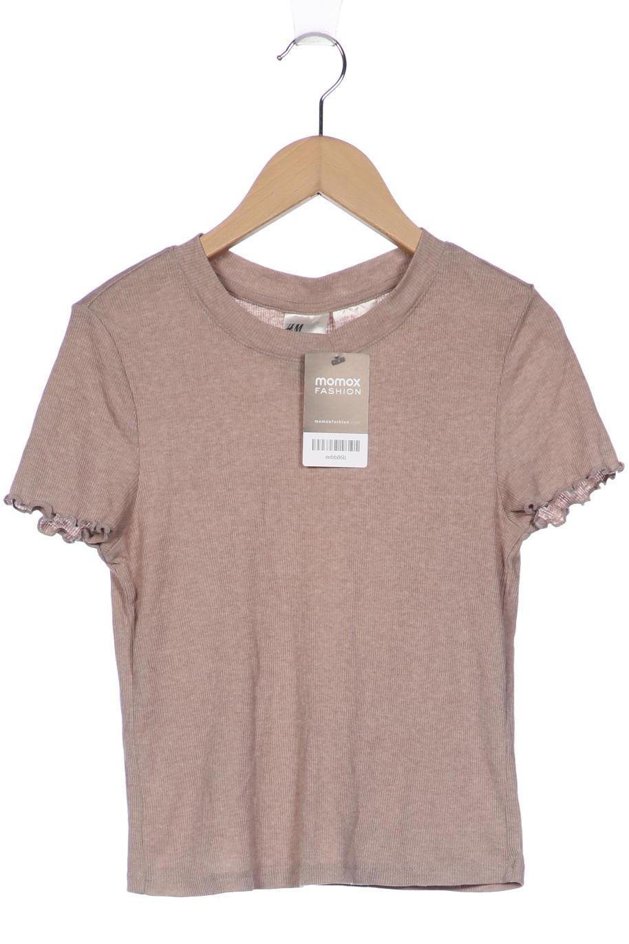 

H&M Damen T-Shirt, beige