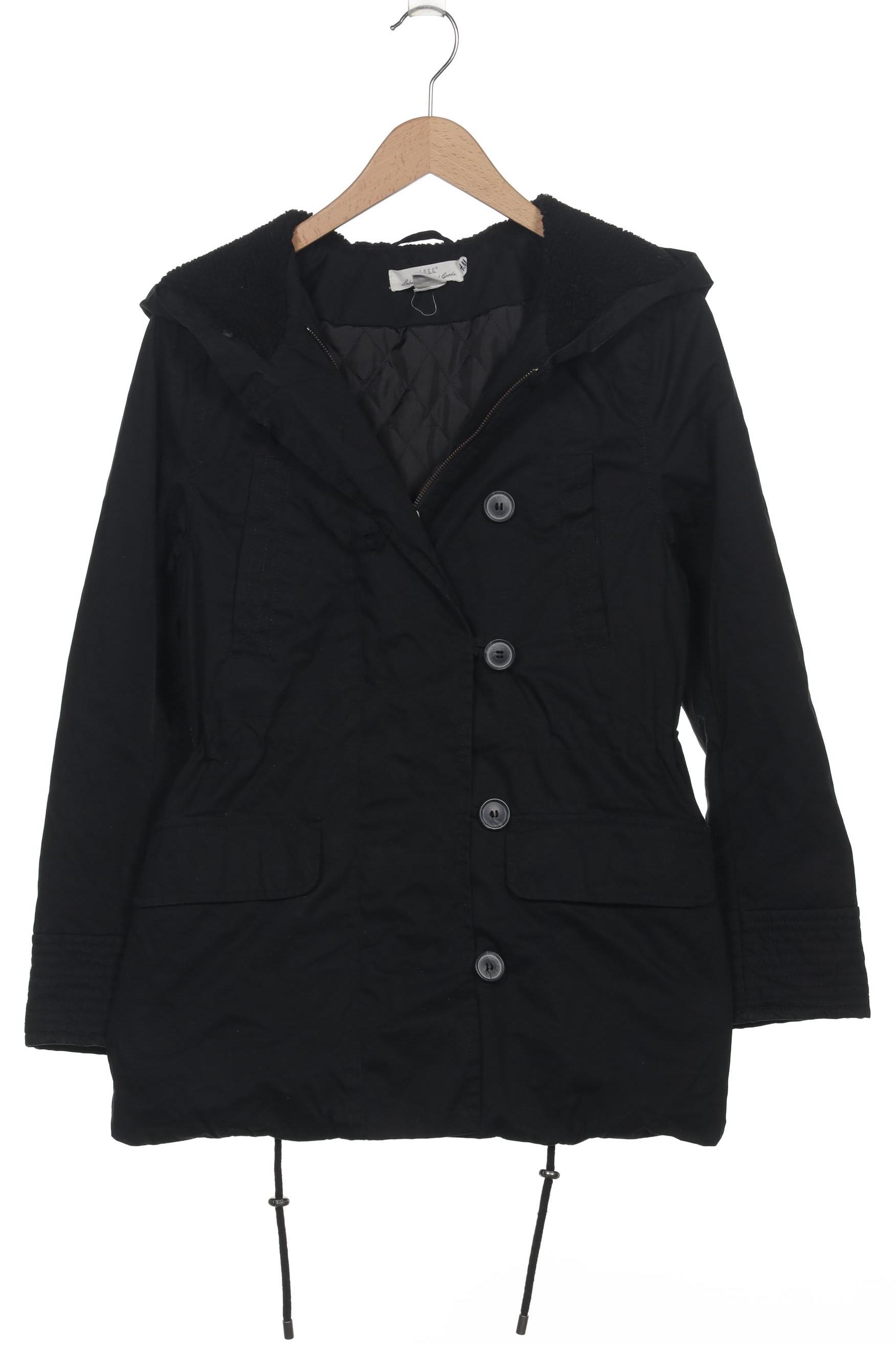 

H&M Damen Mantel, schwarz, Gr. 38