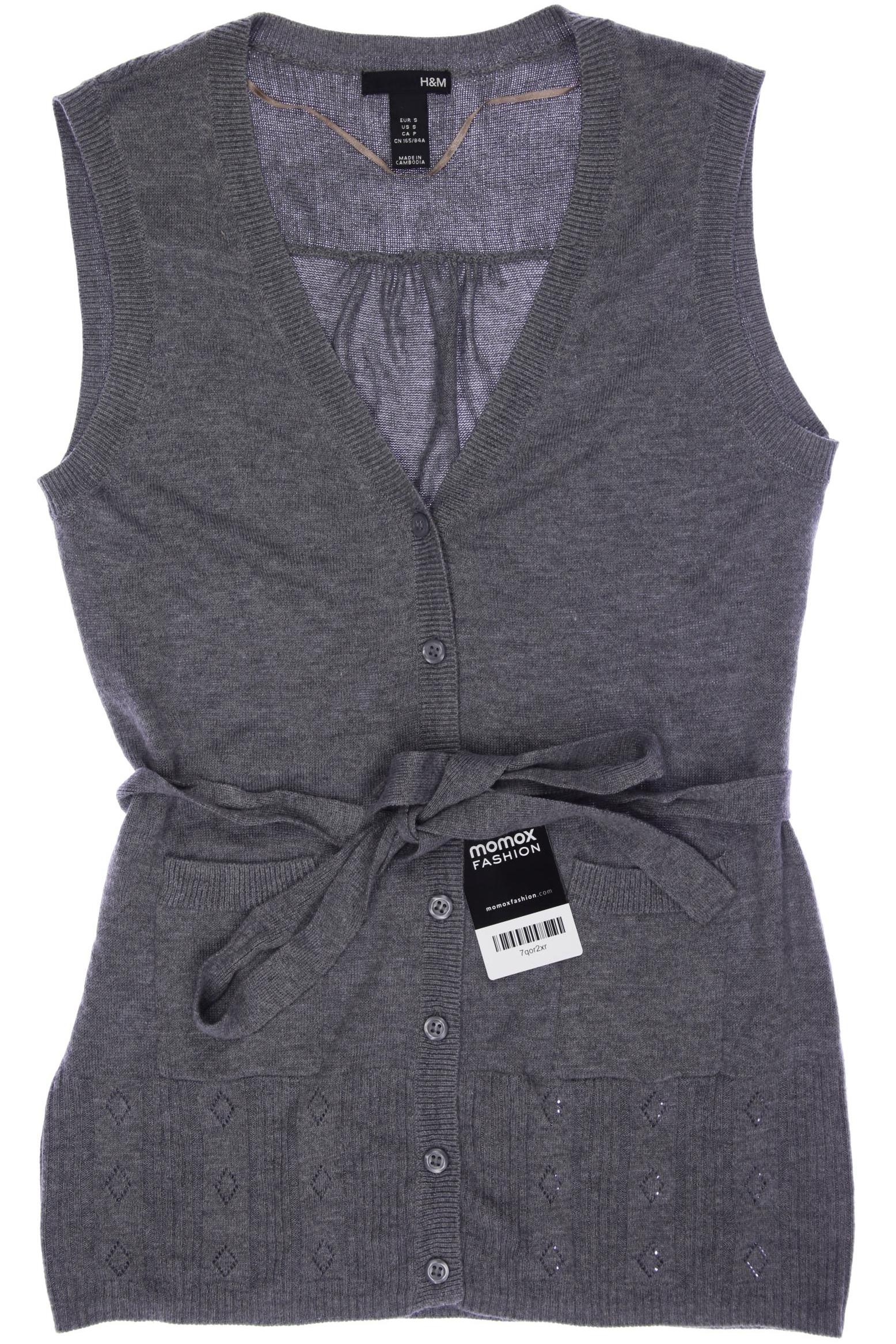 

H&M Damen Weste, grau, Gr. 36