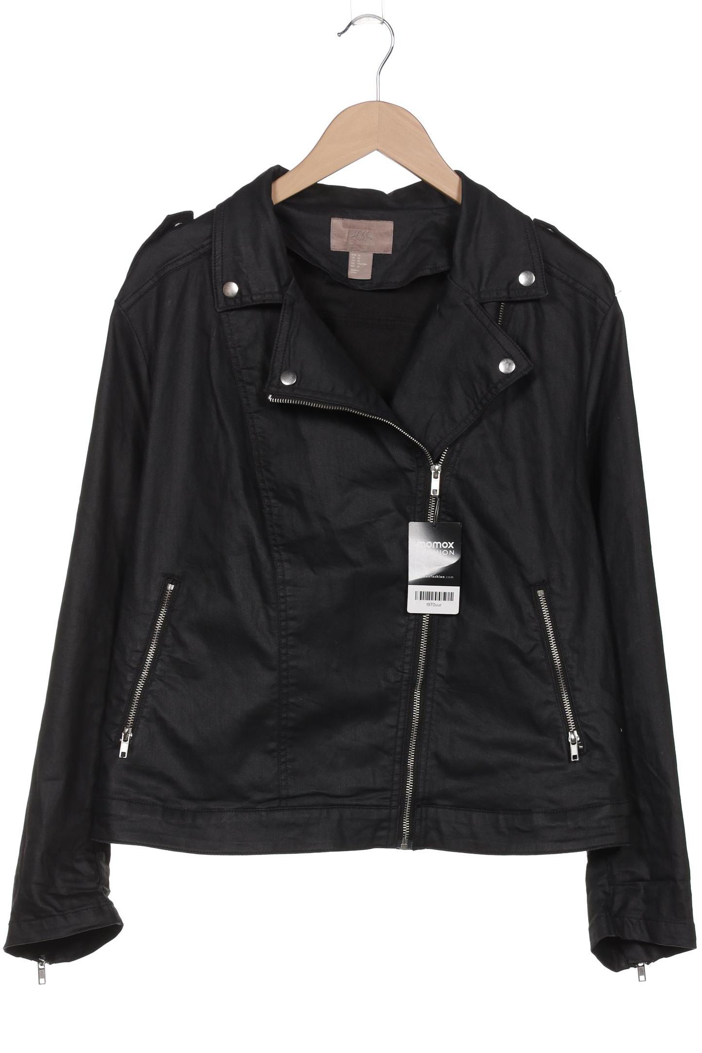 

H&M Damen Jacke, schwarz, Gr. 54