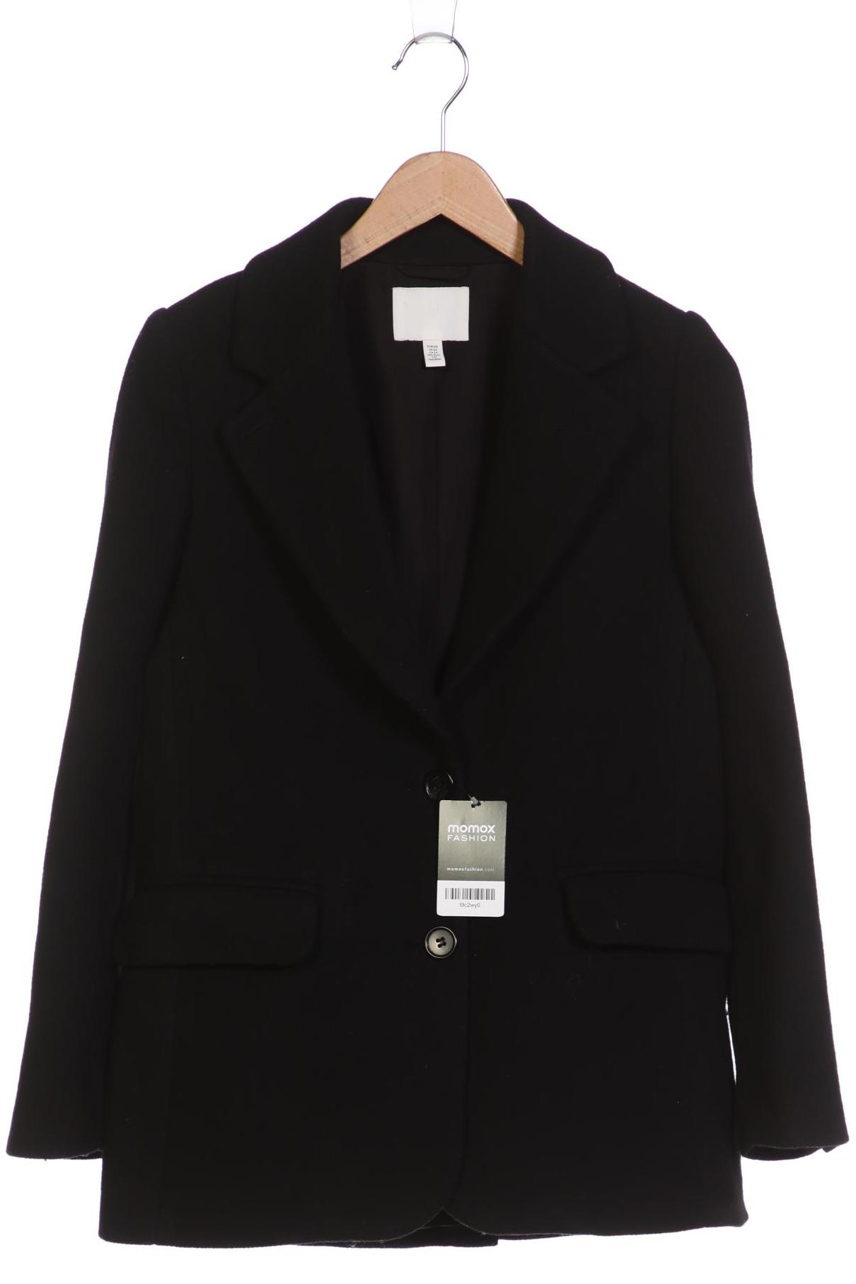 

H&M Damen Mantel, schwarz, Gr. 34