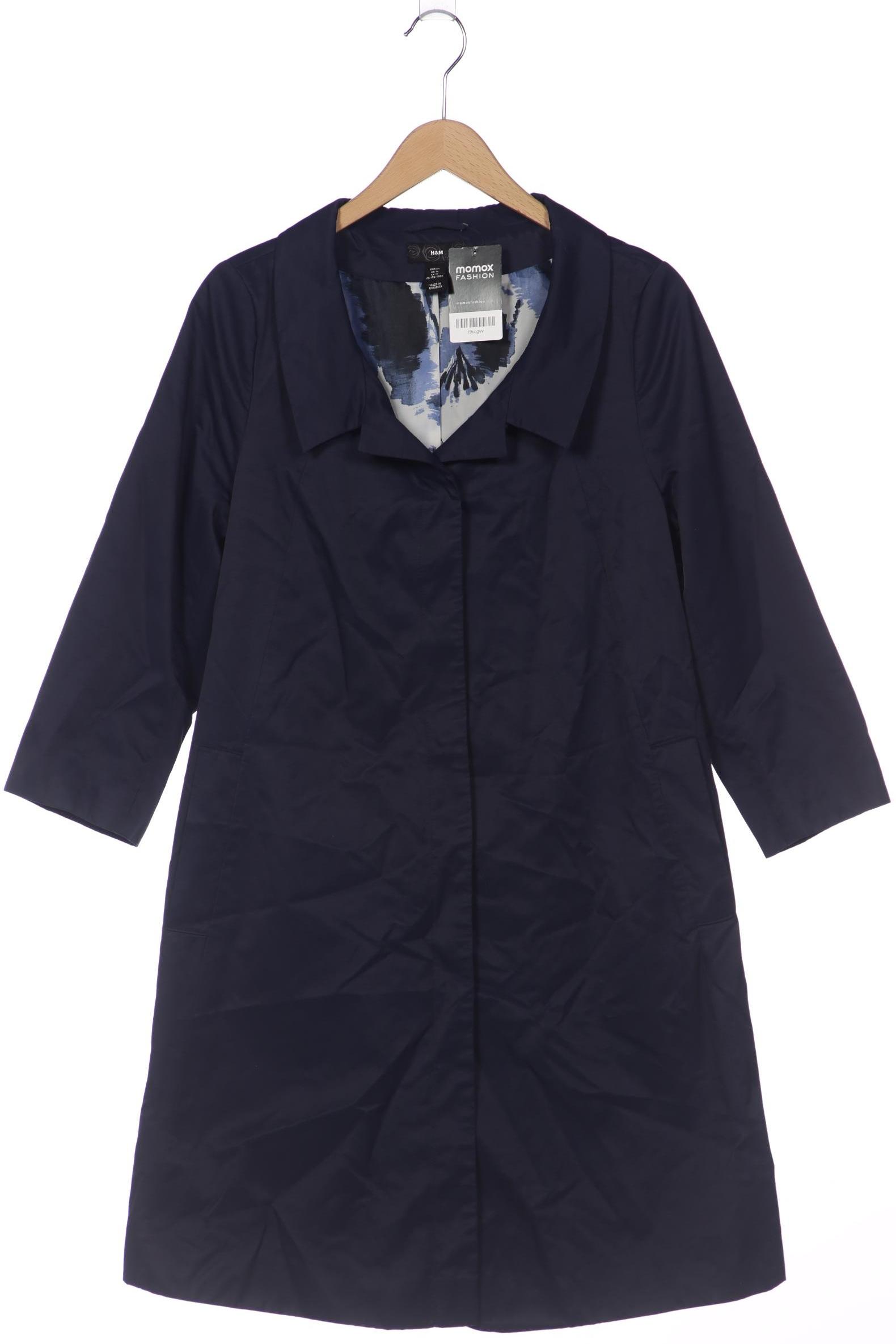 

H&M Damen Mantel, marineblau, Gr. 44