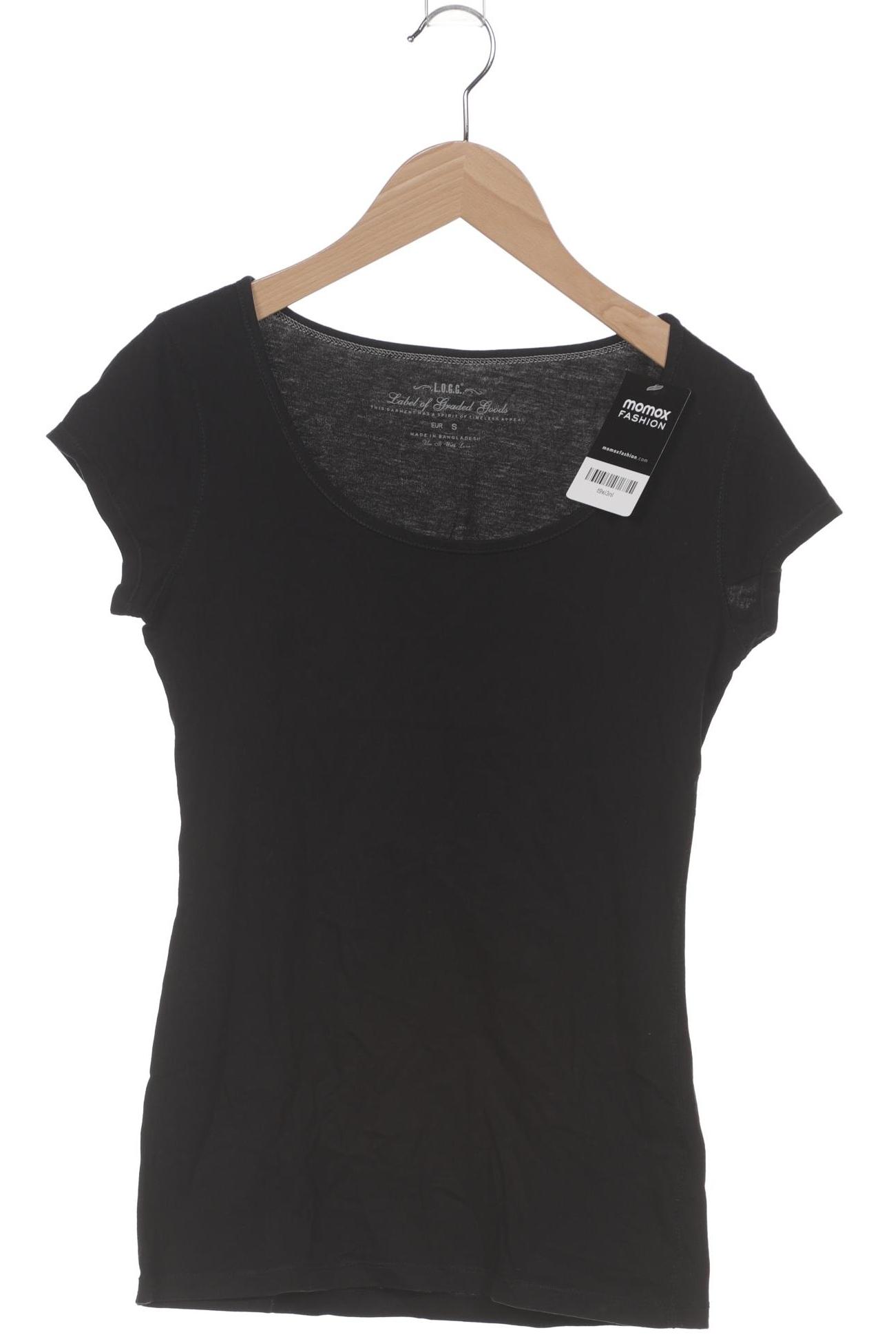 

H&M Damen T-Shirt, schwarz, Gr. 36