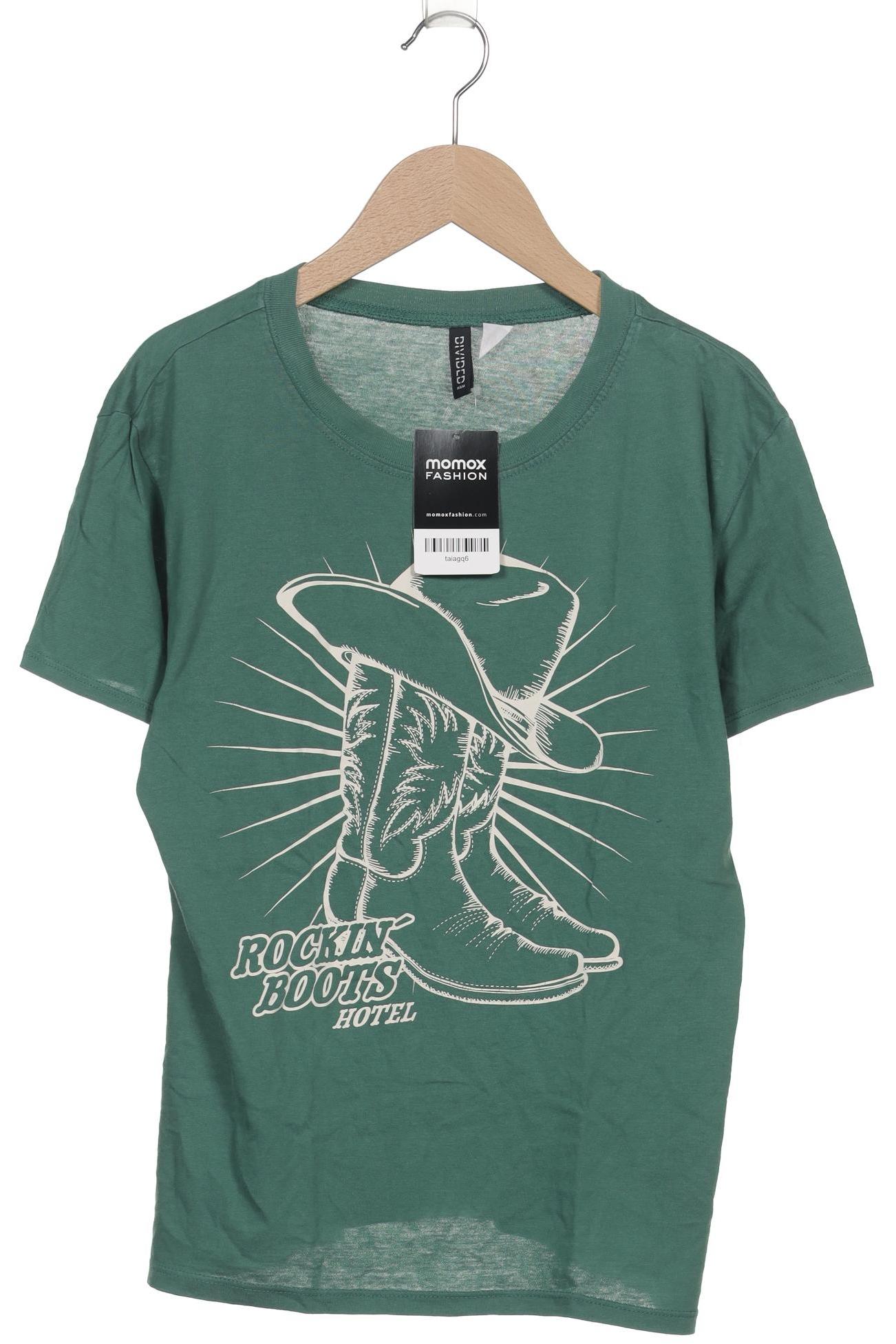 

H&M Damen T-Shirt, grün, Gr. 34