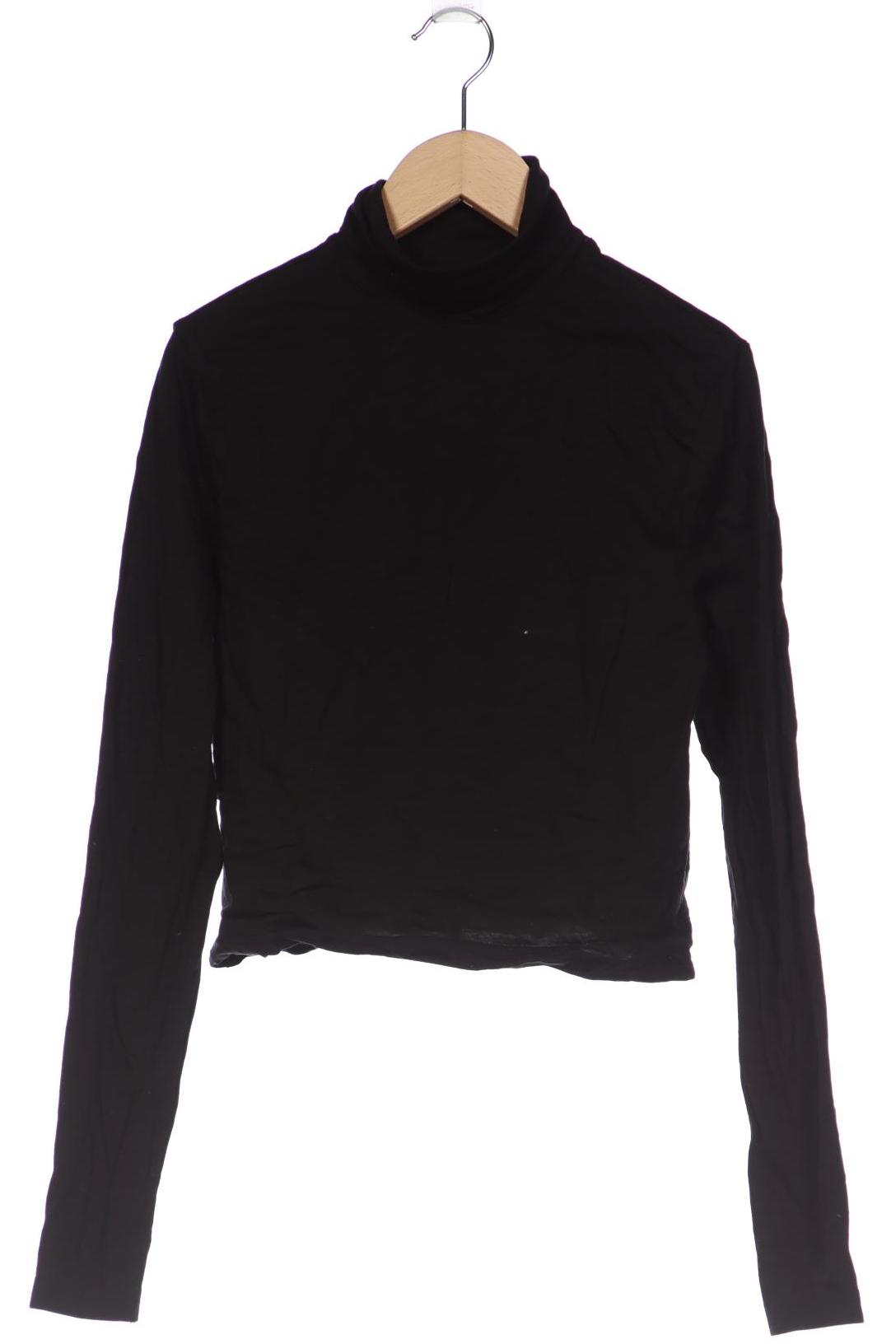 

H&M Damen Langarmshirt, schwarz, Gr. 38