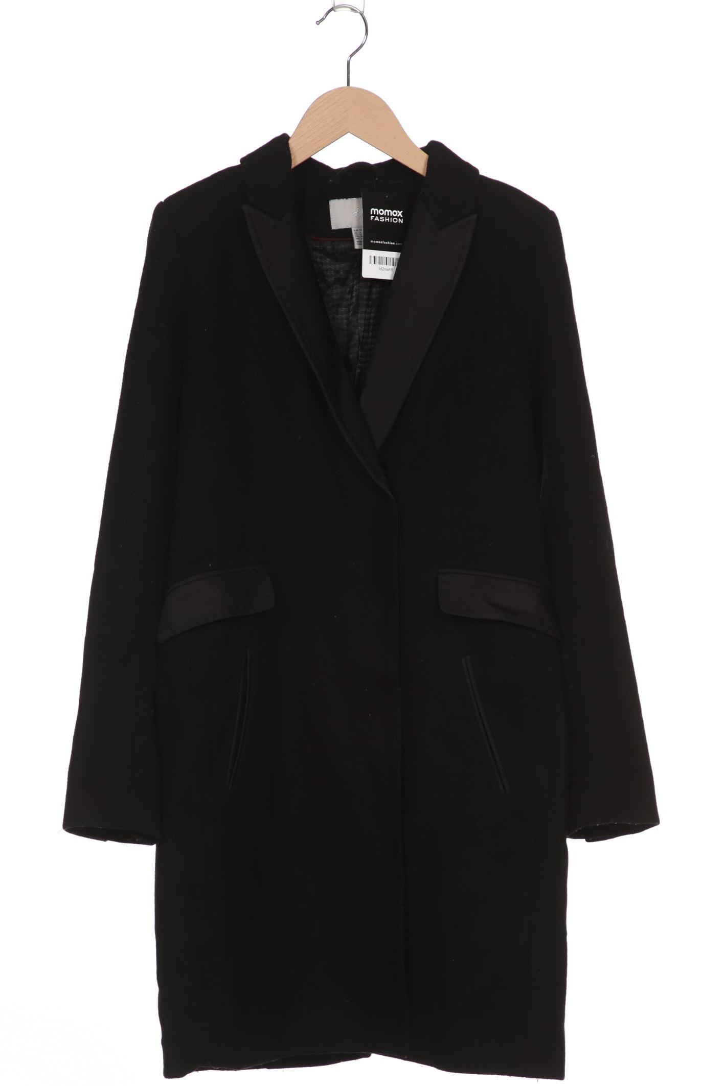 

H&M Damen Mantel, schwarz, Gr. 36