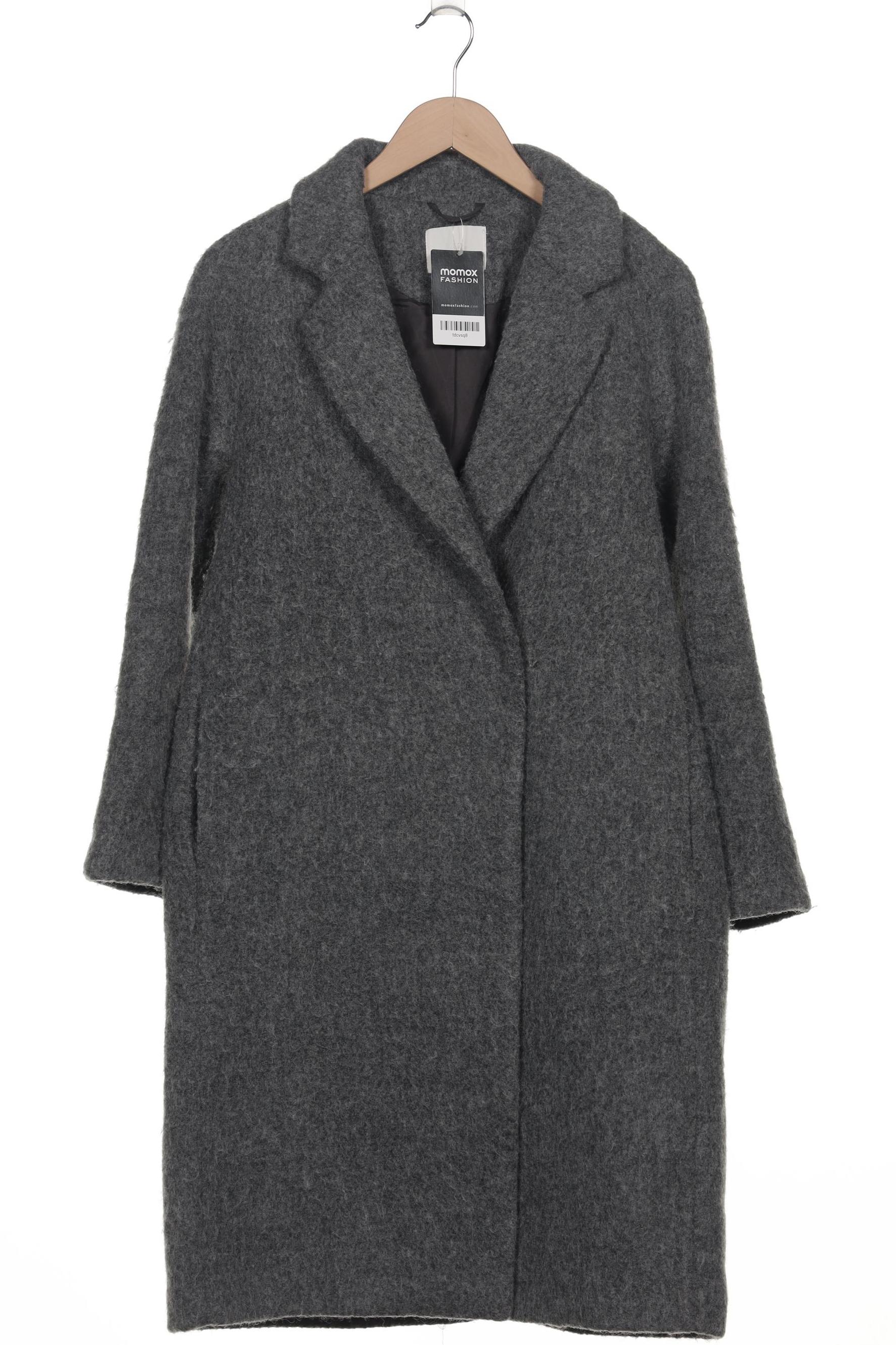 

H&M Damen Mantel, grau, Gr. 34