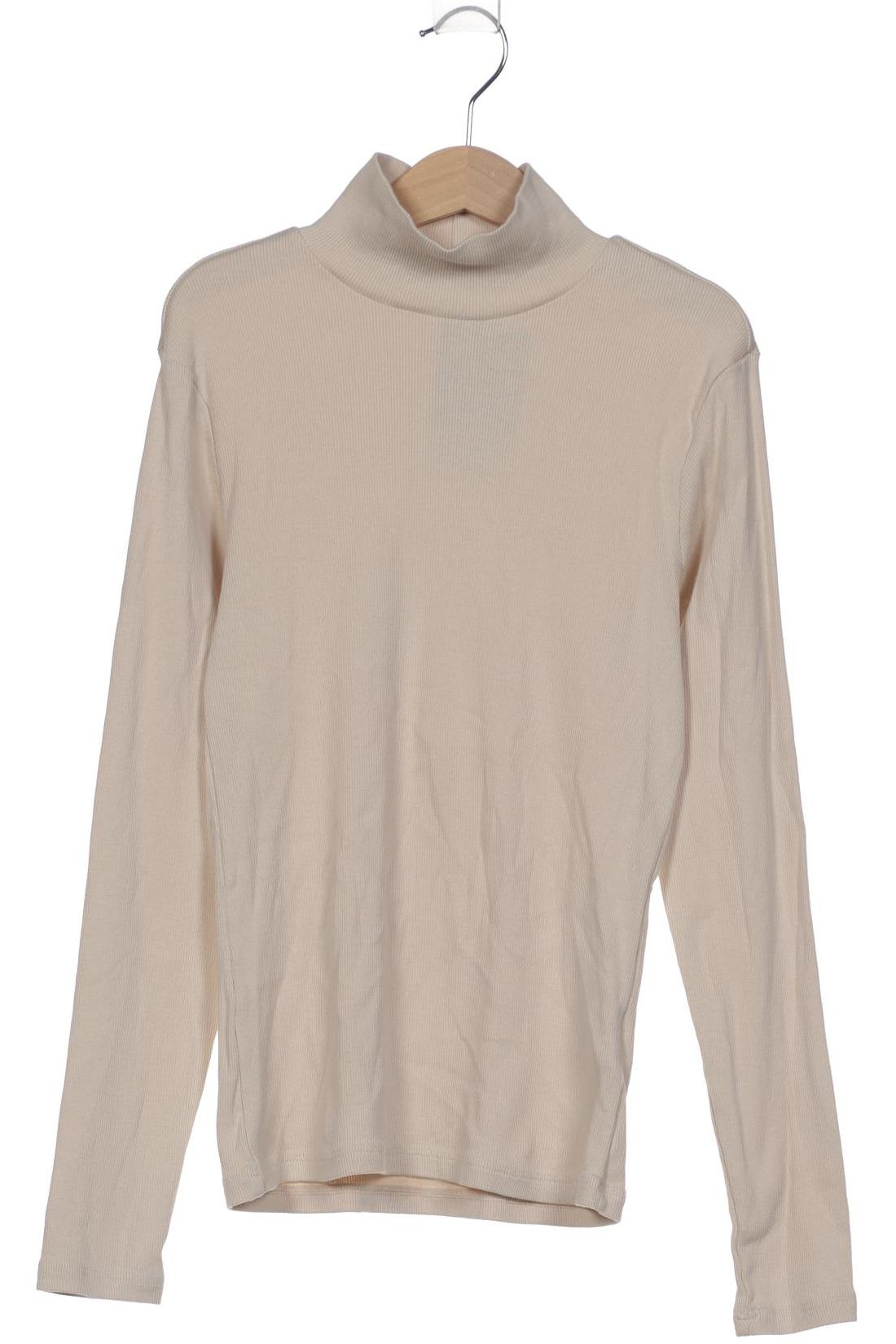 

H&M Damen Langarmshirt, cremeweiß, Gr. 36