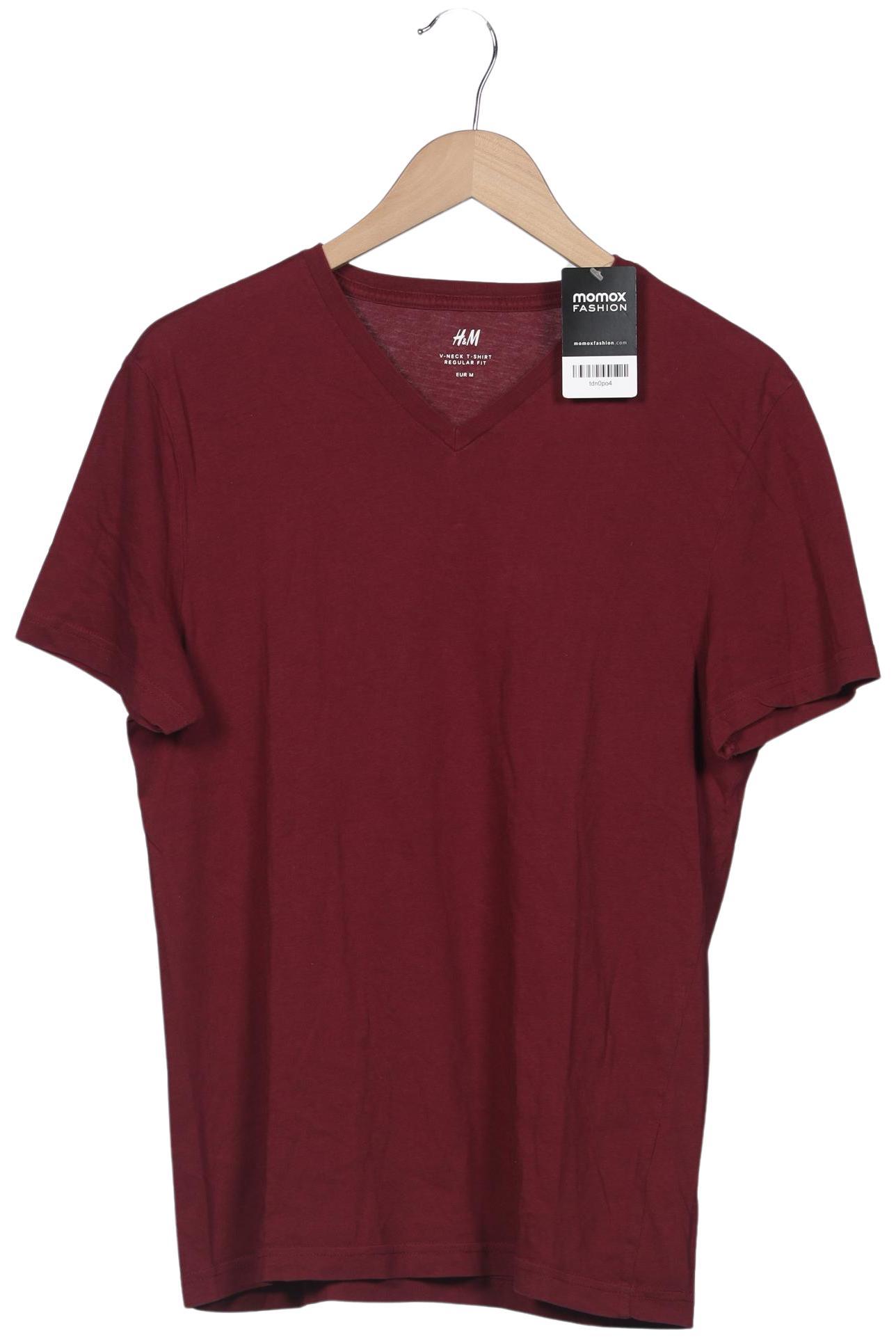 

H&M Damen T-Shirt, bordeaux, Gr. 38