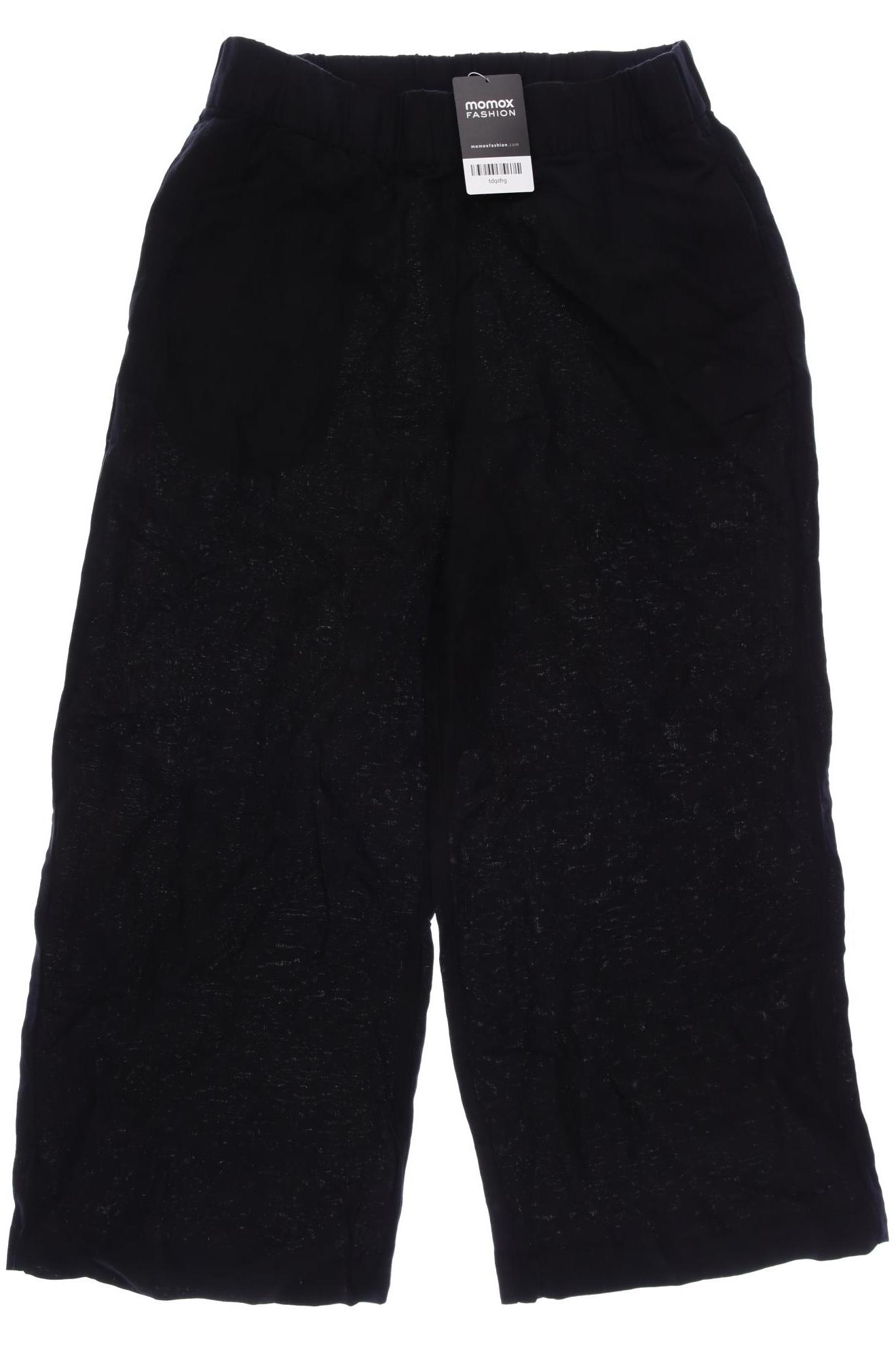 

H&M Damen Stoffhose, schwarz, Gr. 0