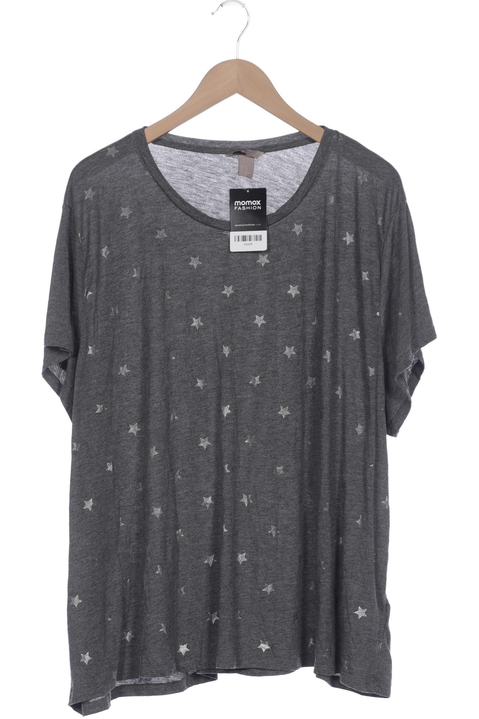 

H&M Damen T-Shirt, grau, Gr. 52