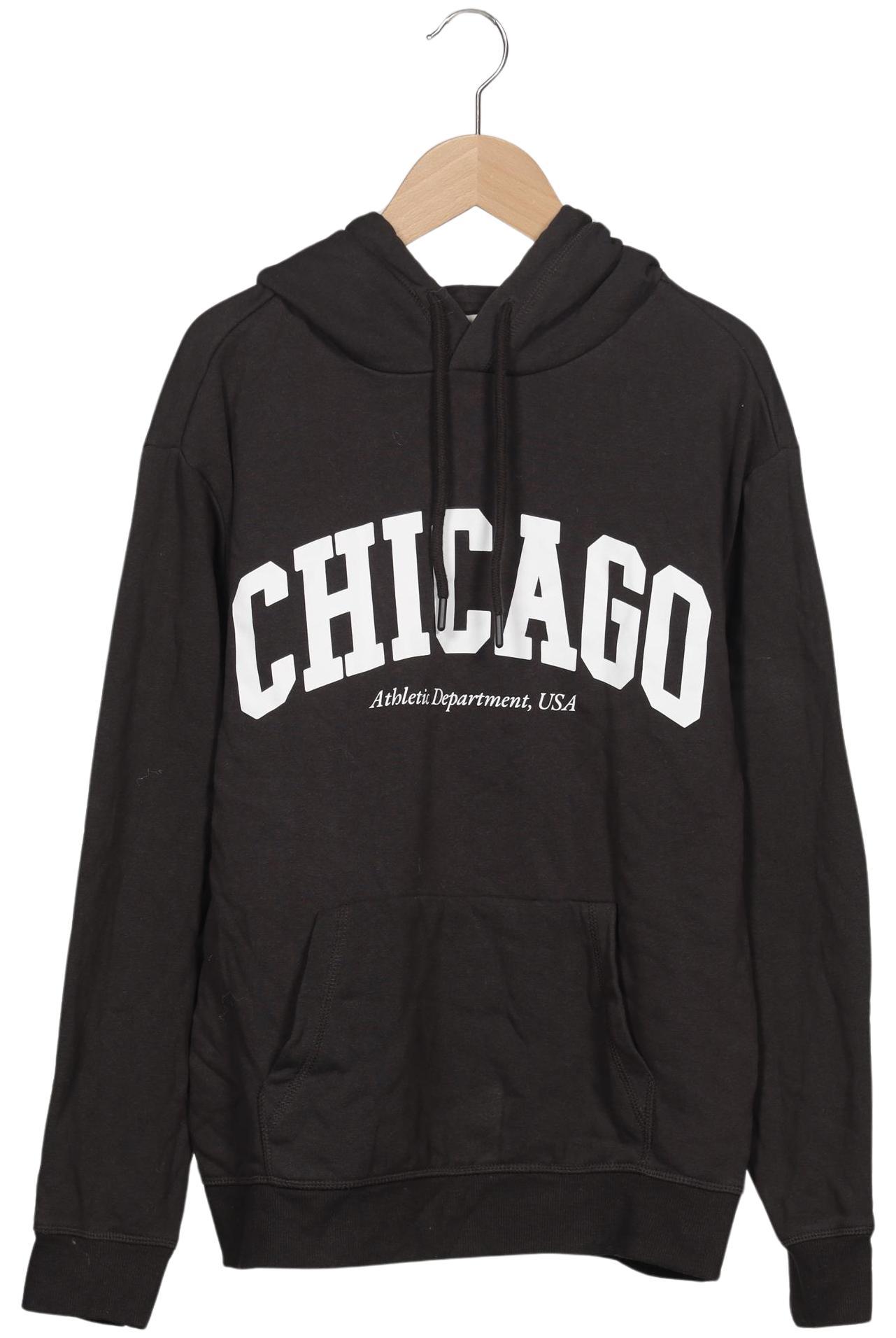 

H&M Damen Kapuzenpullover, schwarz, Gr. 34