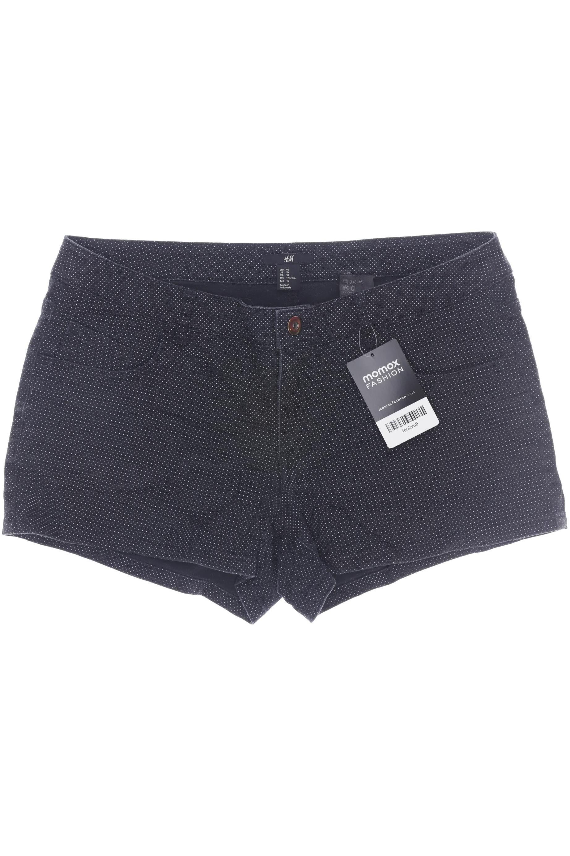 Thumbnail - H&amp;M Damen Shorts, schwarz, Gr. 40
