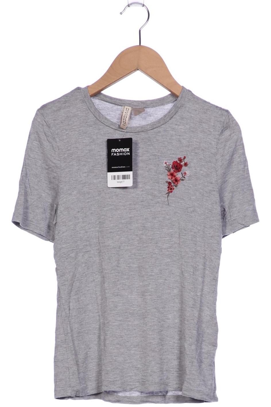 

H&M Damen T-Shirt, grau, Gr. 34