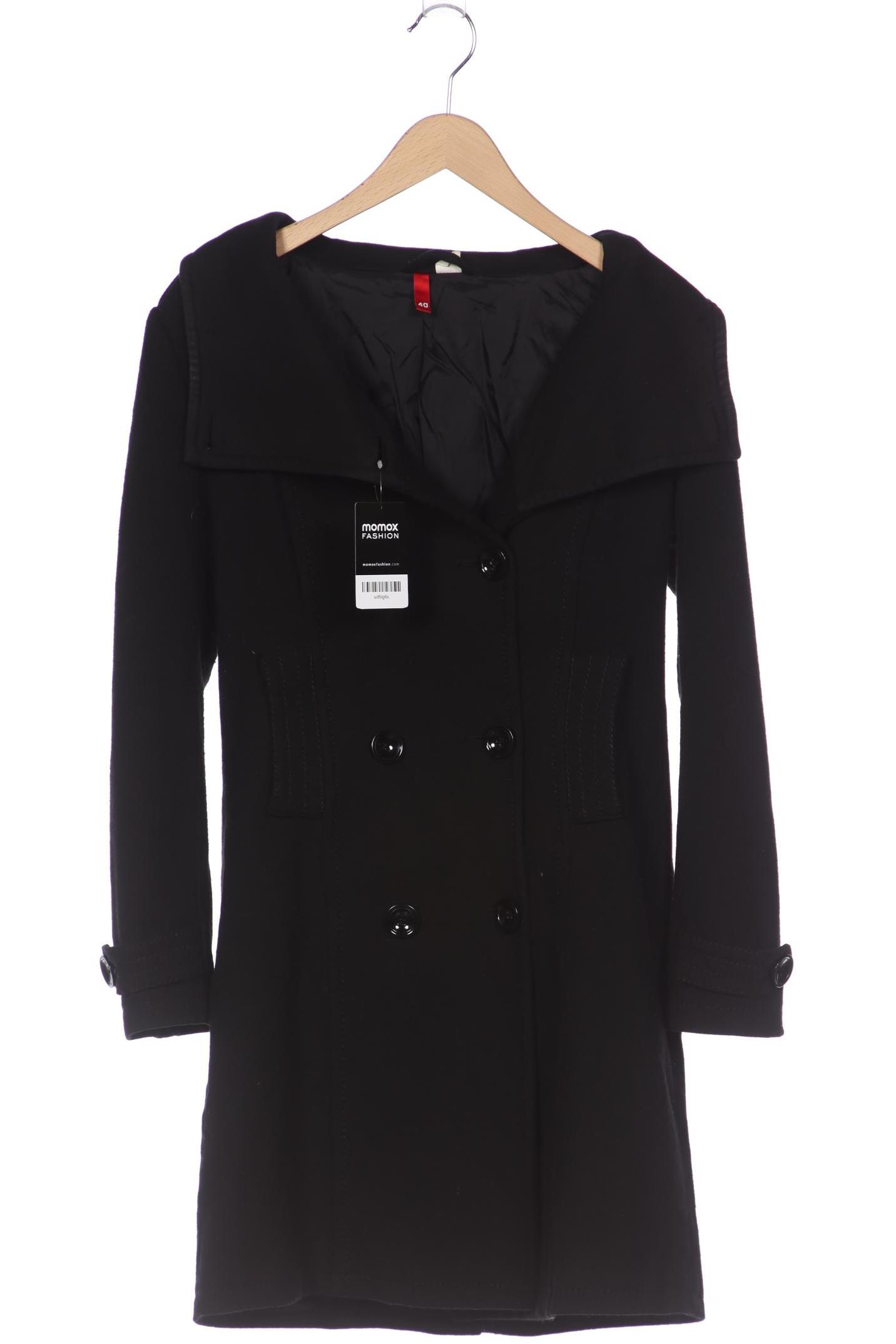 

H&M Damen Mantel, schwarz, Gr. 40
