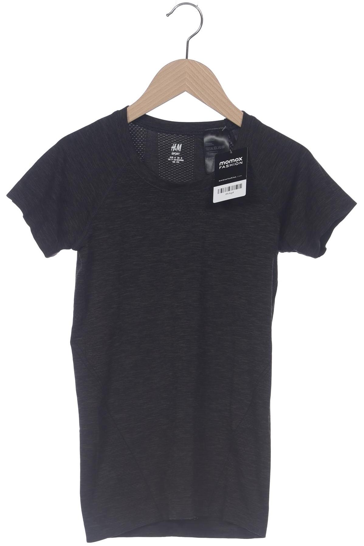 

H&M Damen T-Shirt, schwarz, Gr. 36