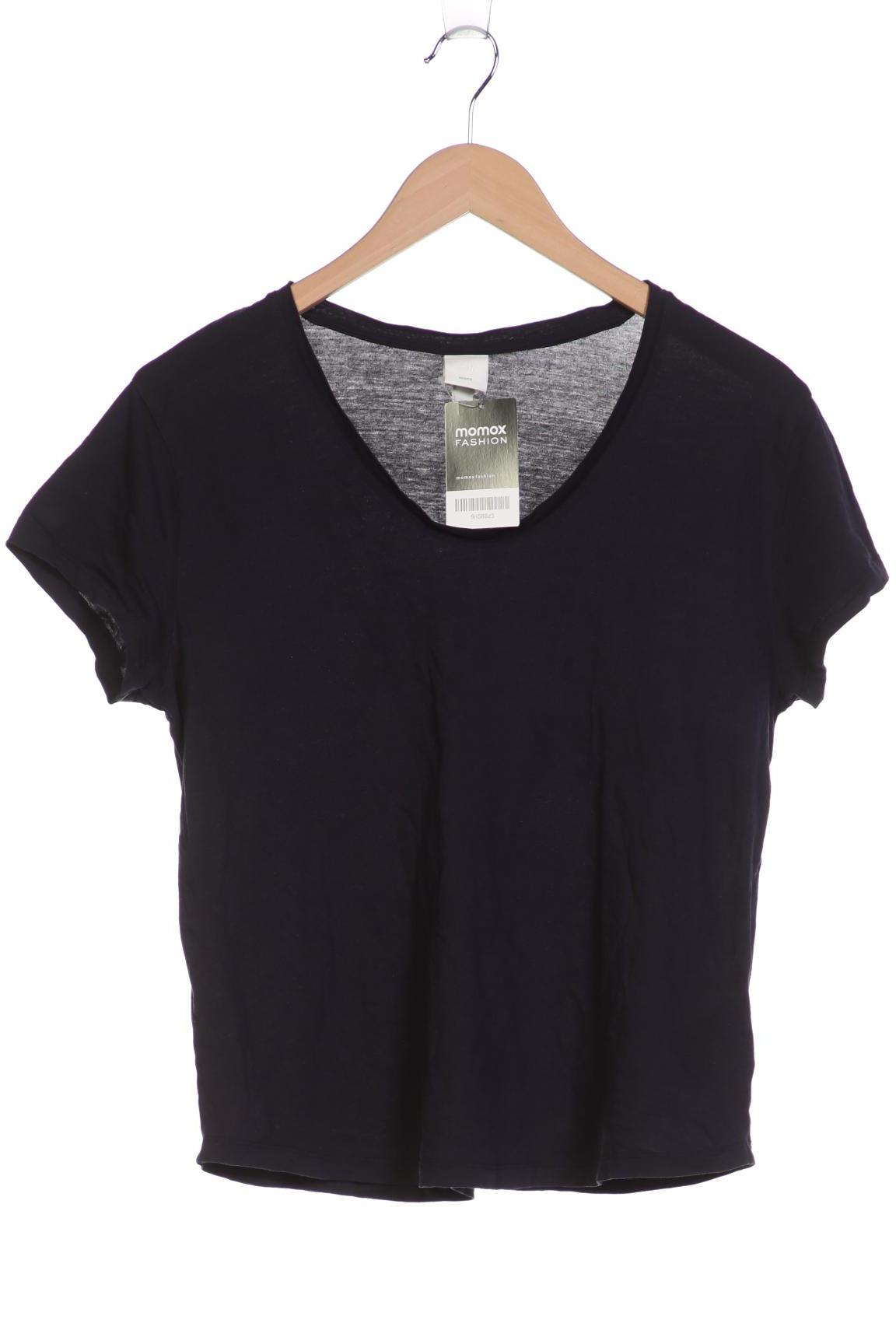 

H&M Damen T-Shirt, marineblau, Gr. 38