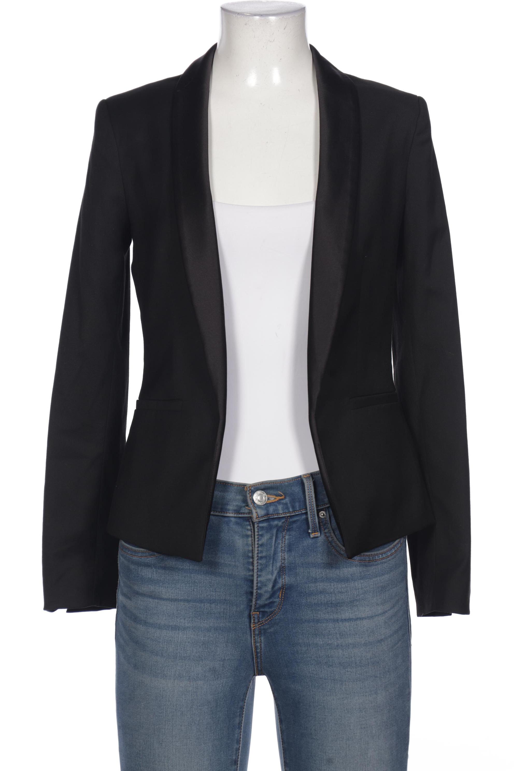 

H&M Damen Blazer, schwarz, Gr. 32