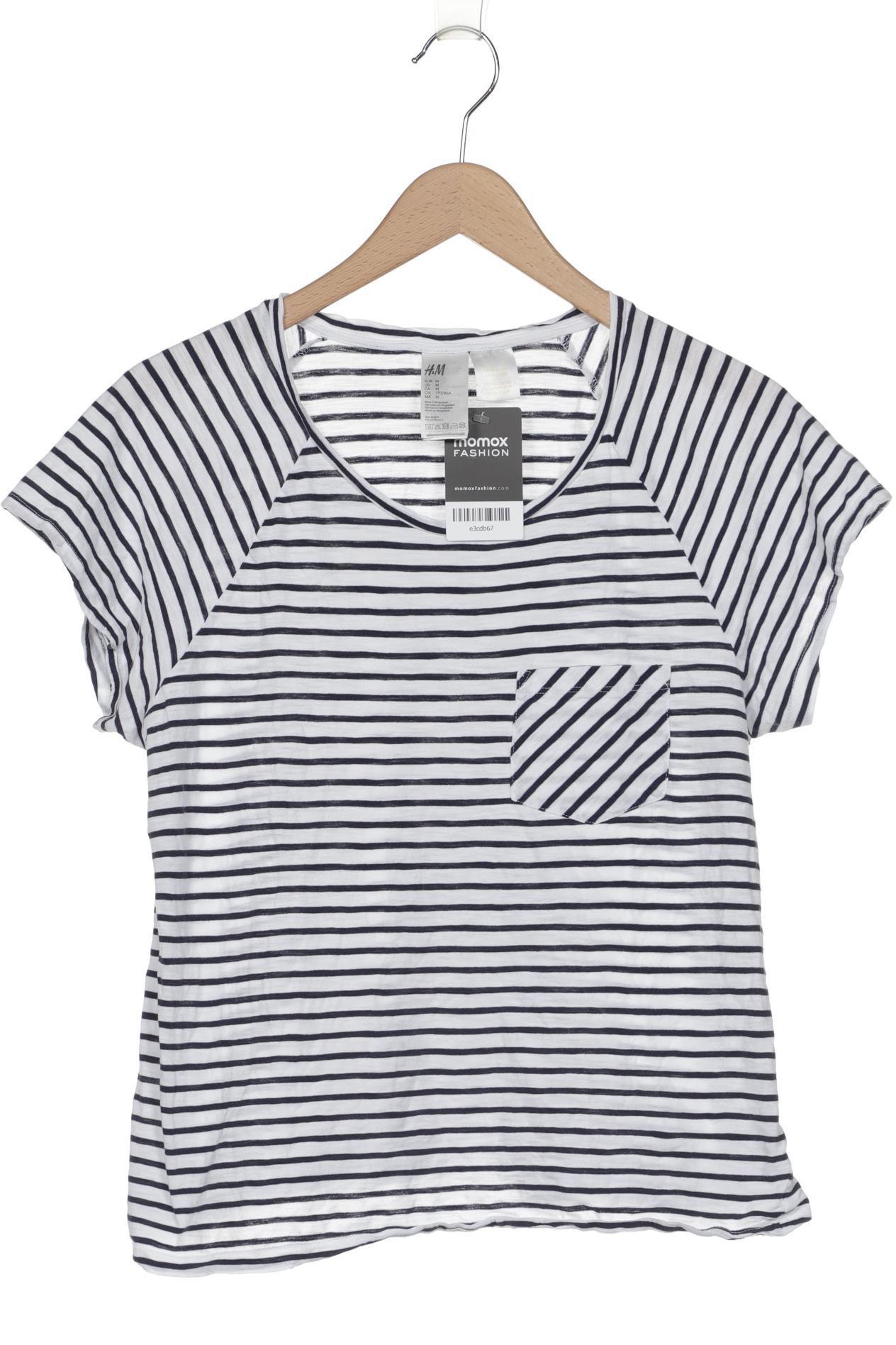 

H&M Damen T-Shirt, weiß, Gr. 38