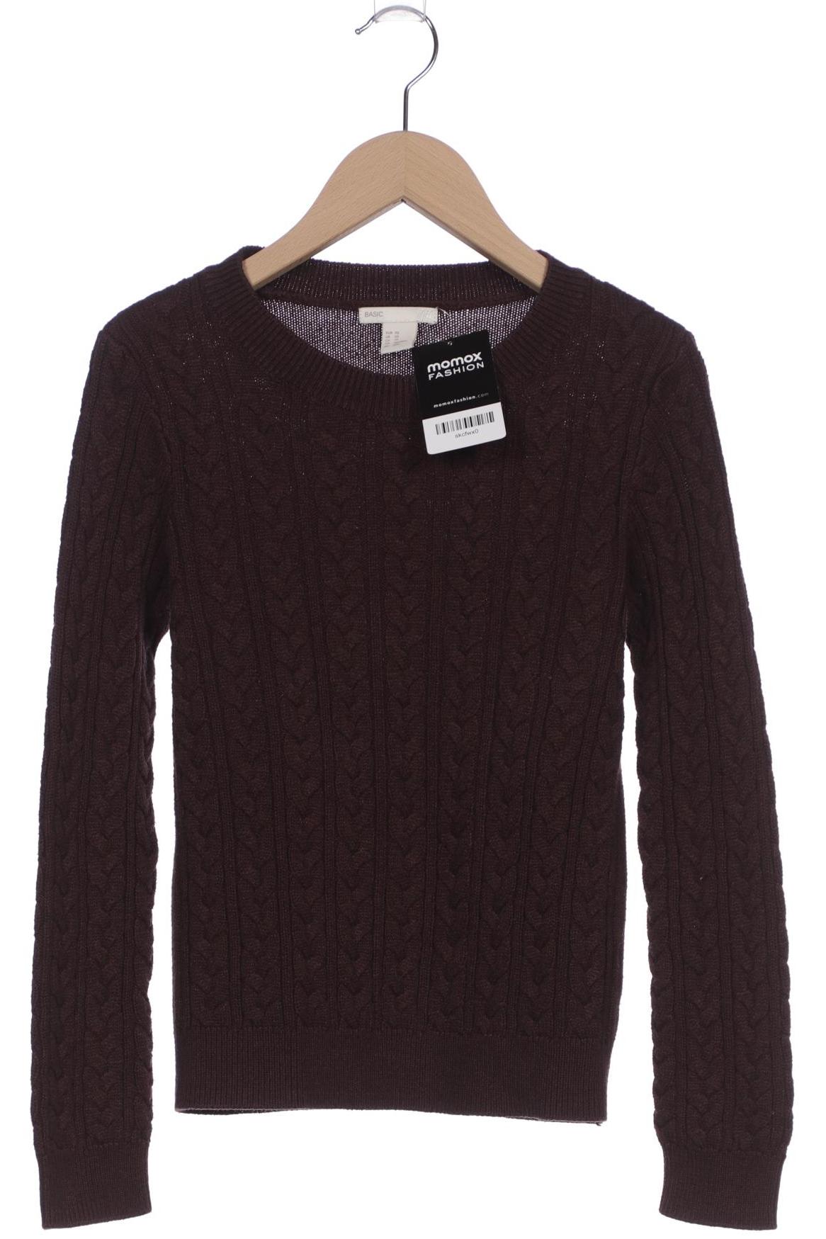 

H&M Damen Pullover, bordeaux, Gr. 34
