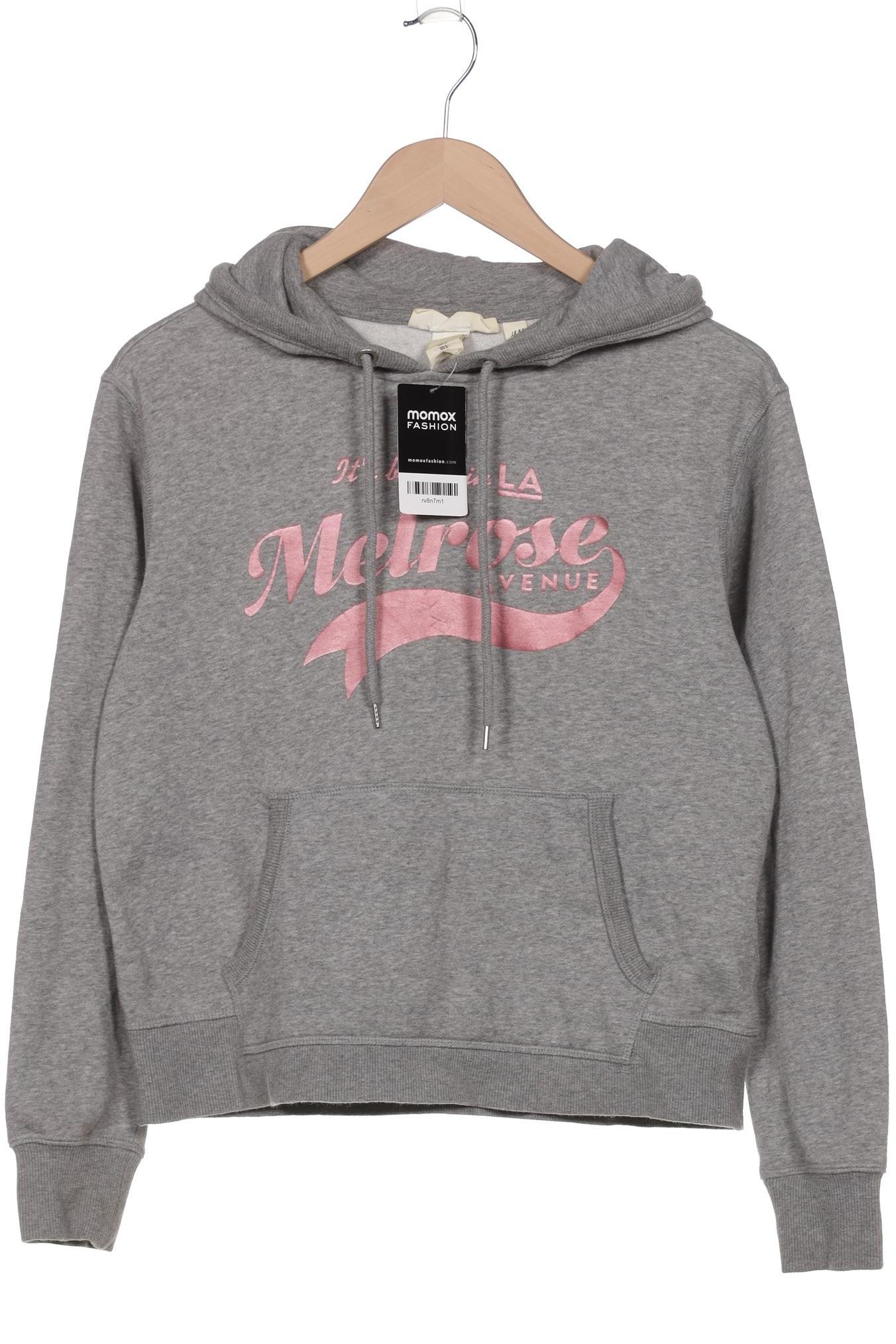 

H&M Damen Kapuzenpullover, grau, Gr. 36