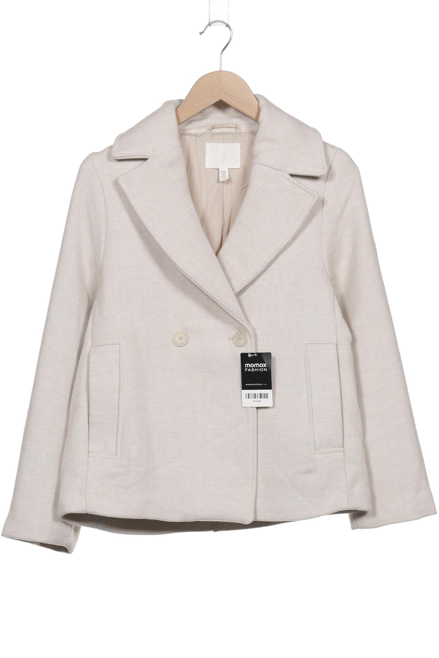 

H&M Damen Jacke, cremeweiß, Gr. 34