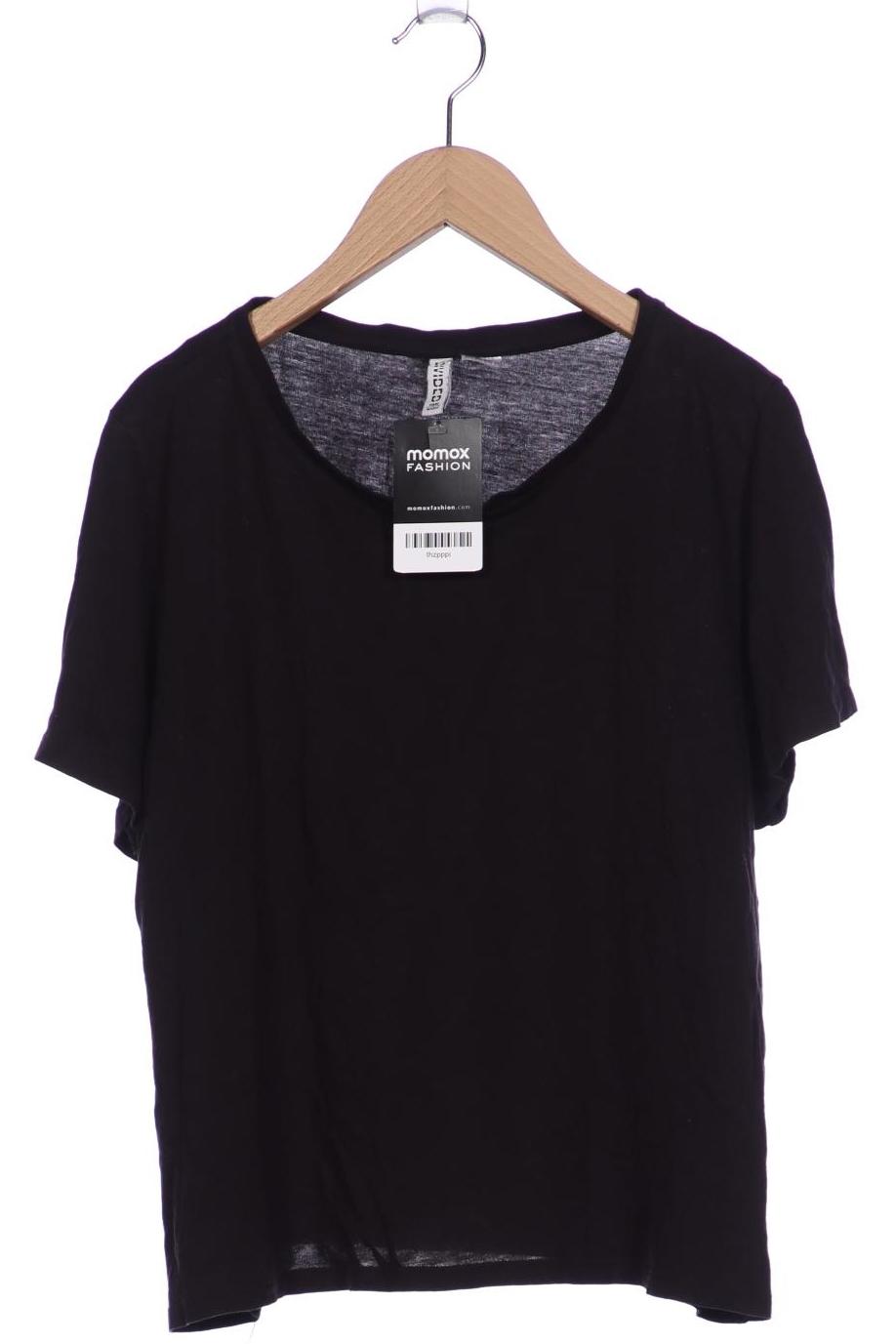 

H&M Damen T-Shirt, schwarz, Gr. 42