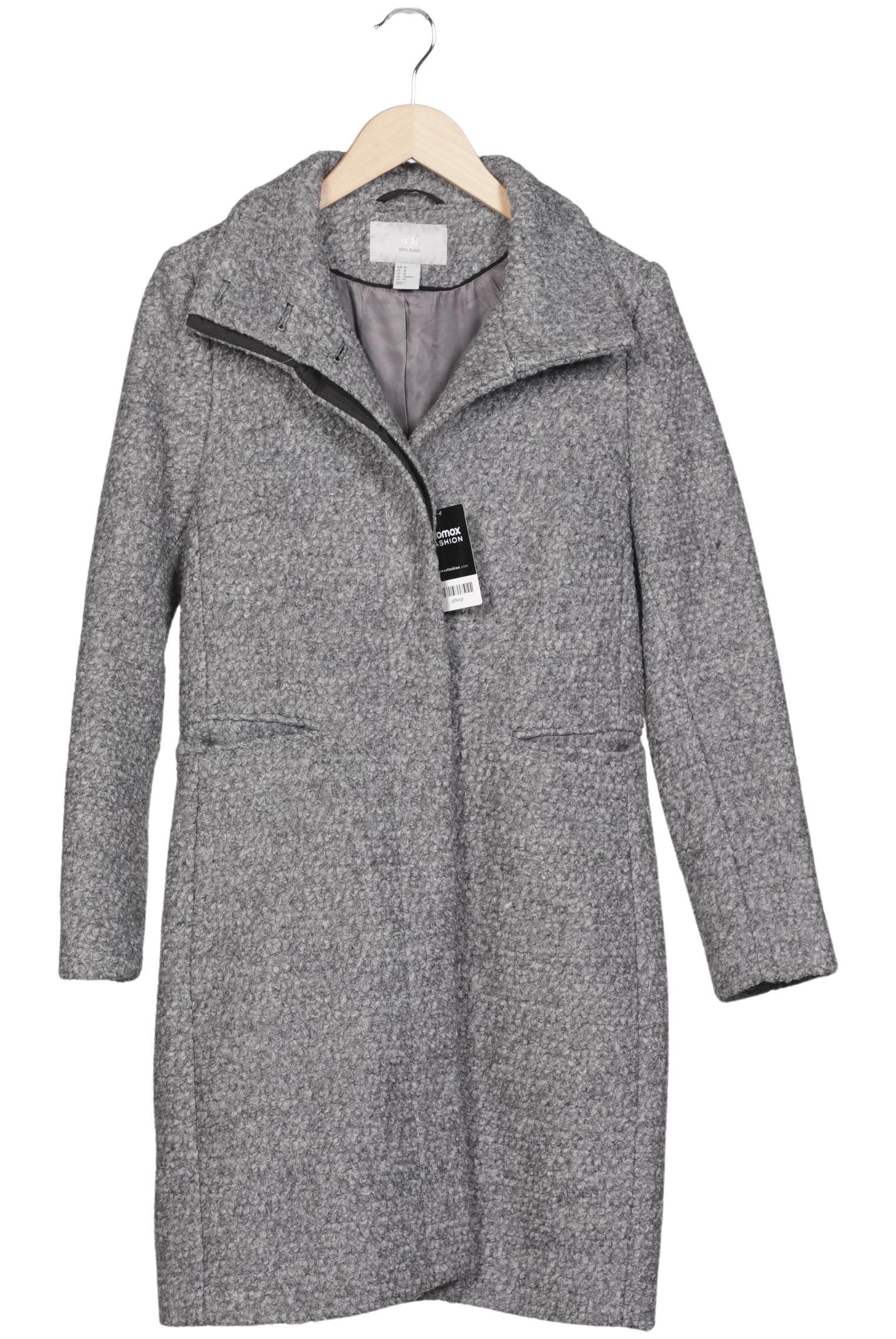 

H&M Damen Mantel, grau, Gr. 40